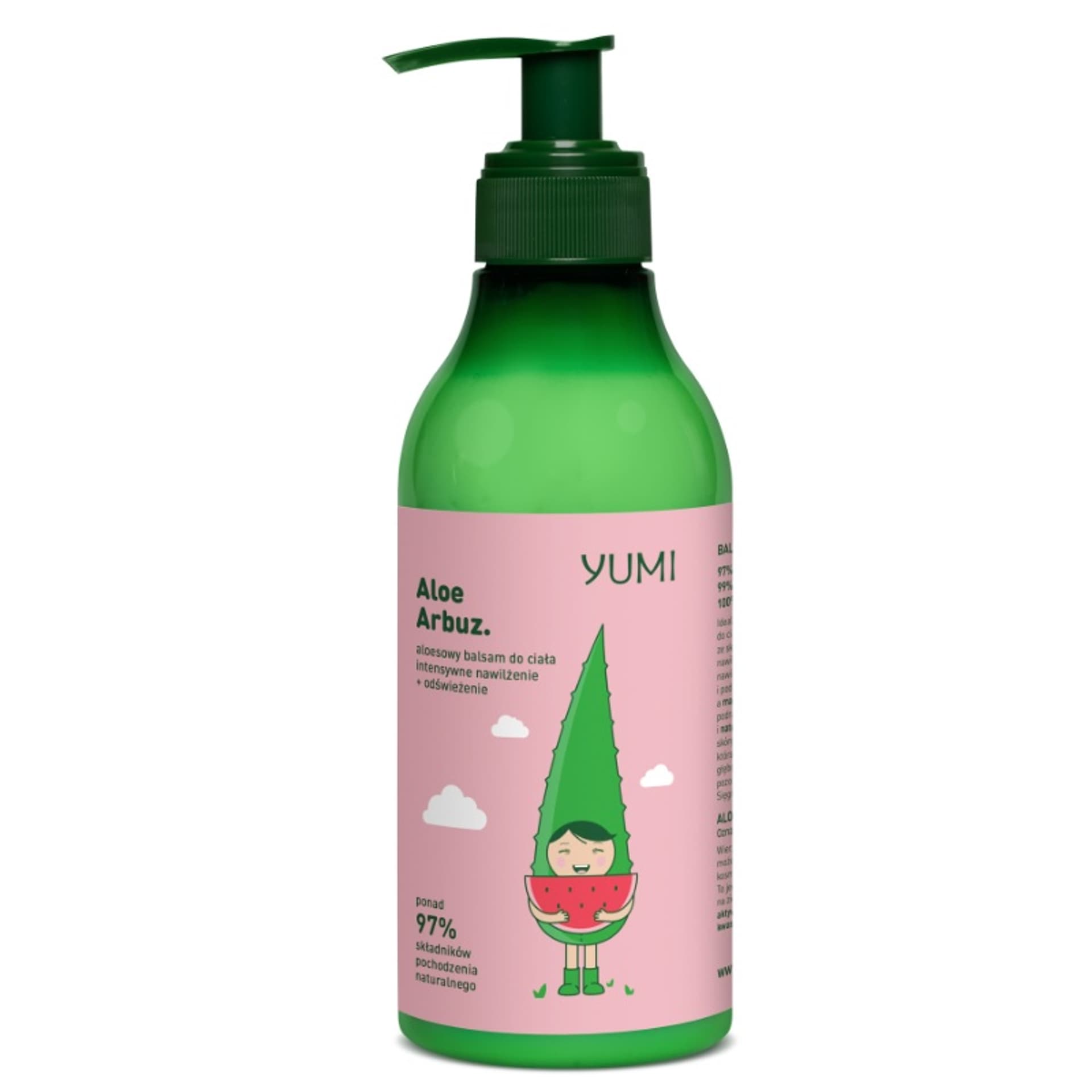 

YUMI Aloesowy balsam nawilżająco-odżywczy do ciała Aloe Arbuz 300ml