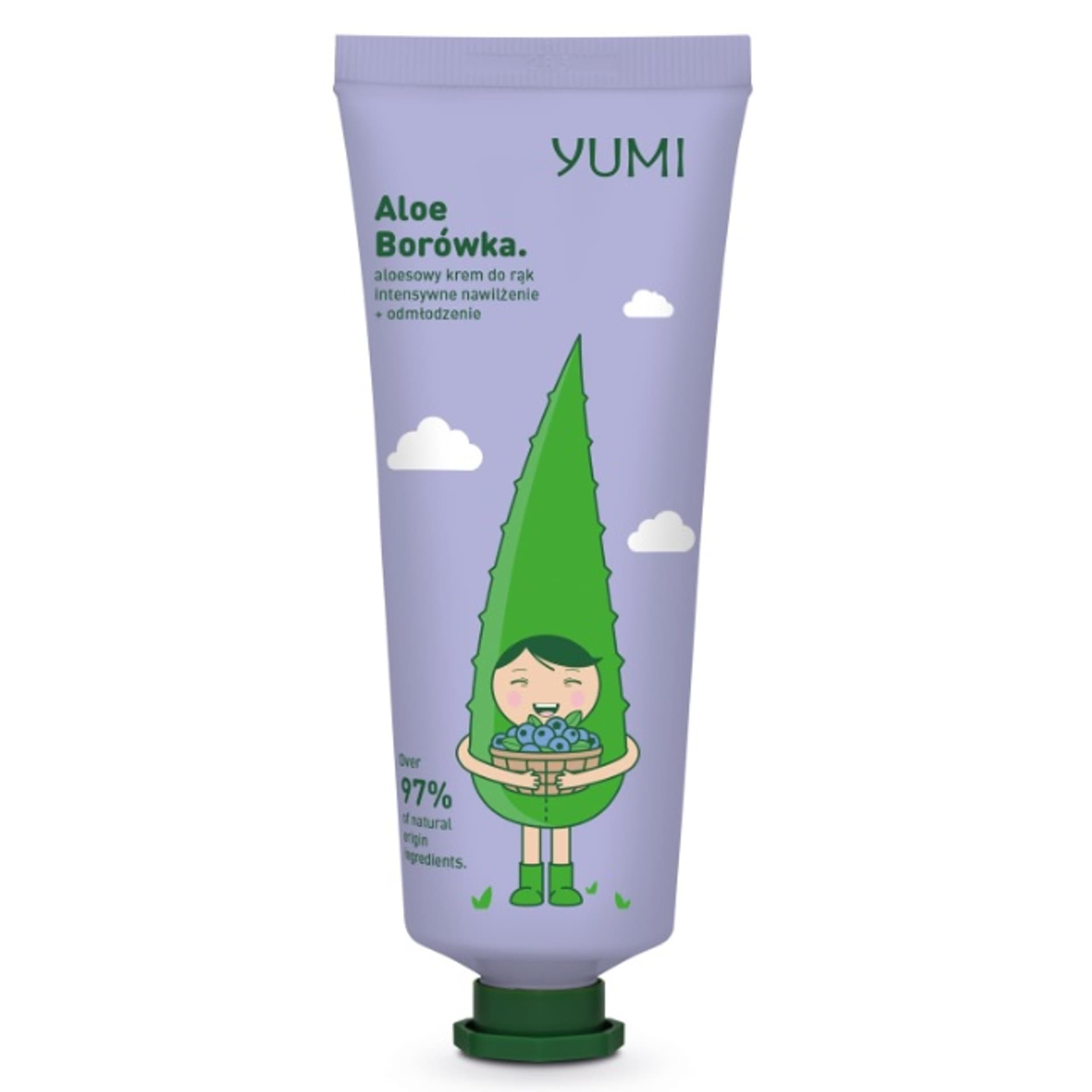 

YUMI Aloesowy krem nawilżająco-odmładzający do rąk Aloe Borówka 75ml