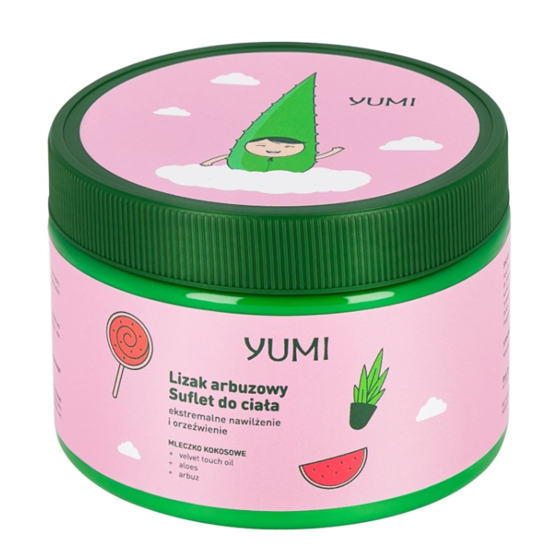 

YUMI Suflet do ciała ekstramalnie nawilżający i orzeźwiający Lizak Arbuzowy 300ml