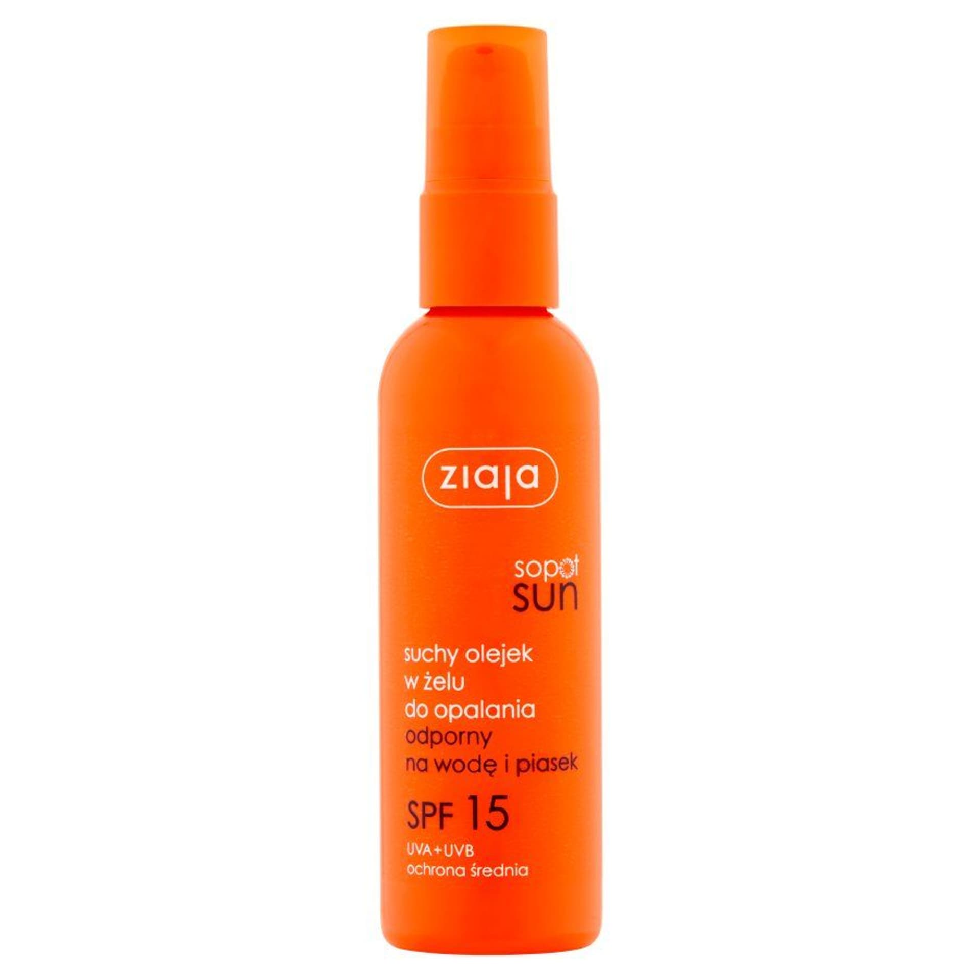 

ZIAJA Sopot Sun suchy olejek w żelu SPF15 90ml