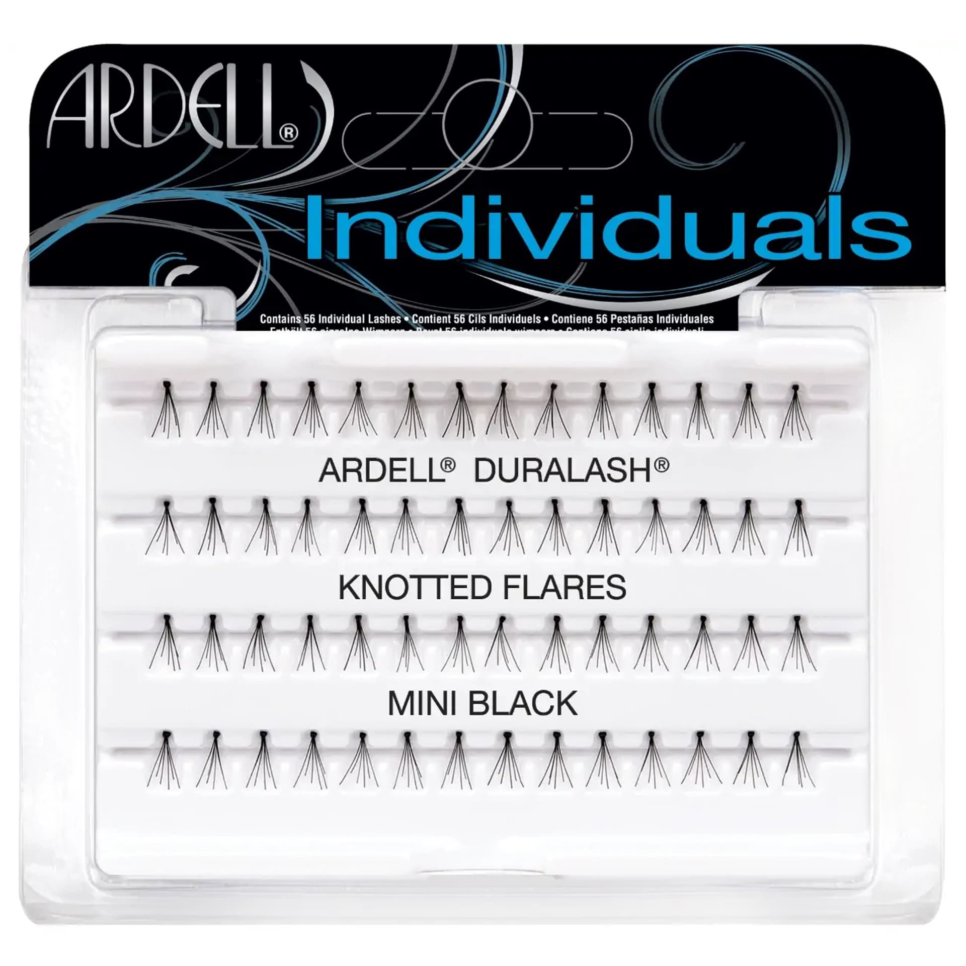 

ARDELL Individual Knotted DuraLash Mini zestaw 56 kępek rzęs Flare Mini Black