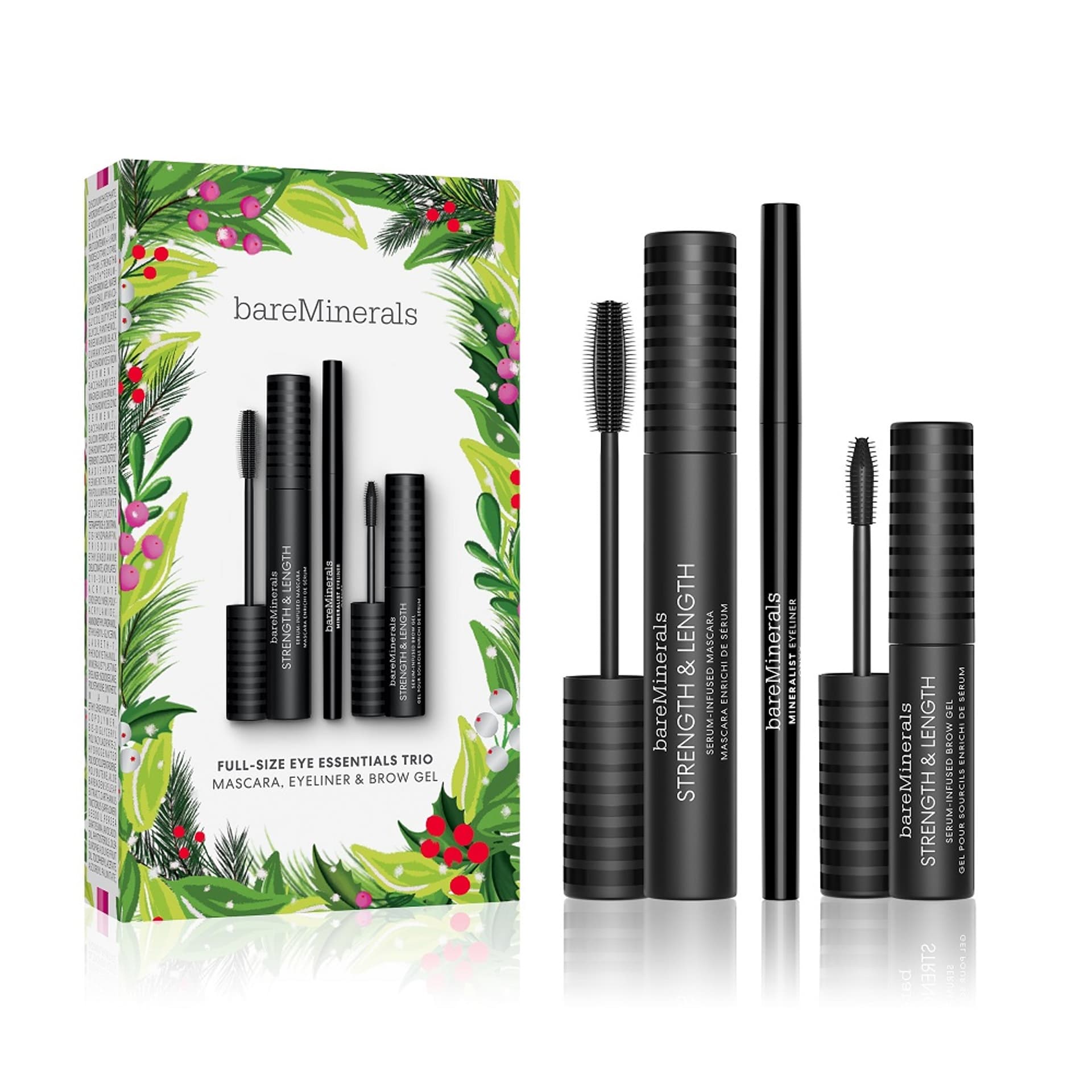 

BAREMINERALS SET Ageless Phyto-Retinol Eye Essentials Trio tusz do rzęs 8ml + żel do brwi Clear 5ml + eyeliner Onyx 0,35g