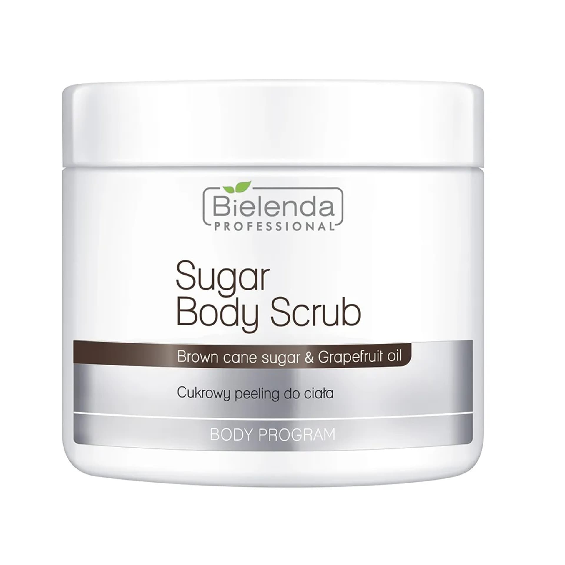 

BIELENDA PROFESSIONAL Body Program Sugar Body Scrub cukrowy peeling do ciała Brown Cane Sugar Grapefruit Oil 600g