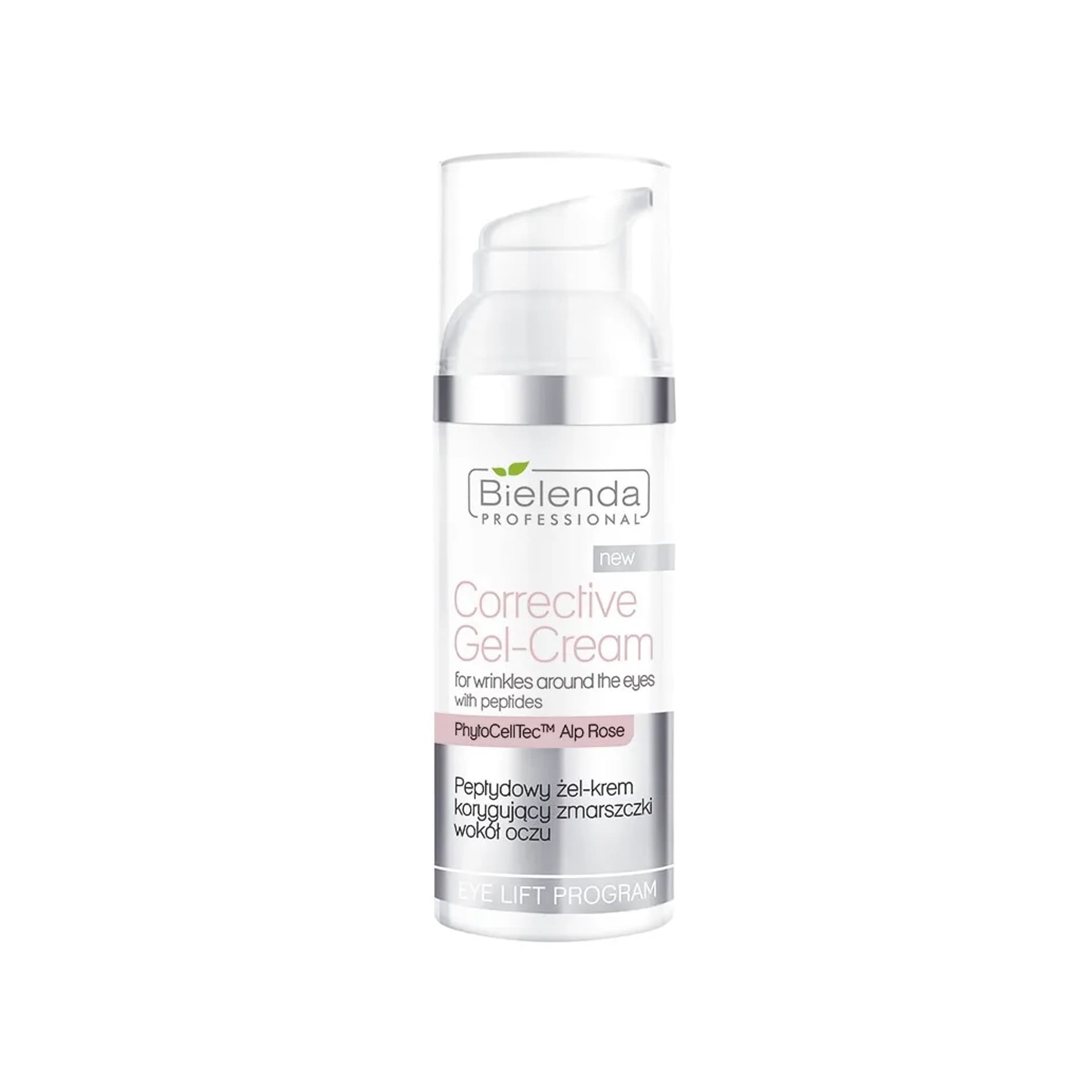 

BIELENDA PROFESSIONAL Eye Lift Program Corrective Gel-Cream peptydowy żel-krem korygujący zmarszczki wokół oczu 50ml