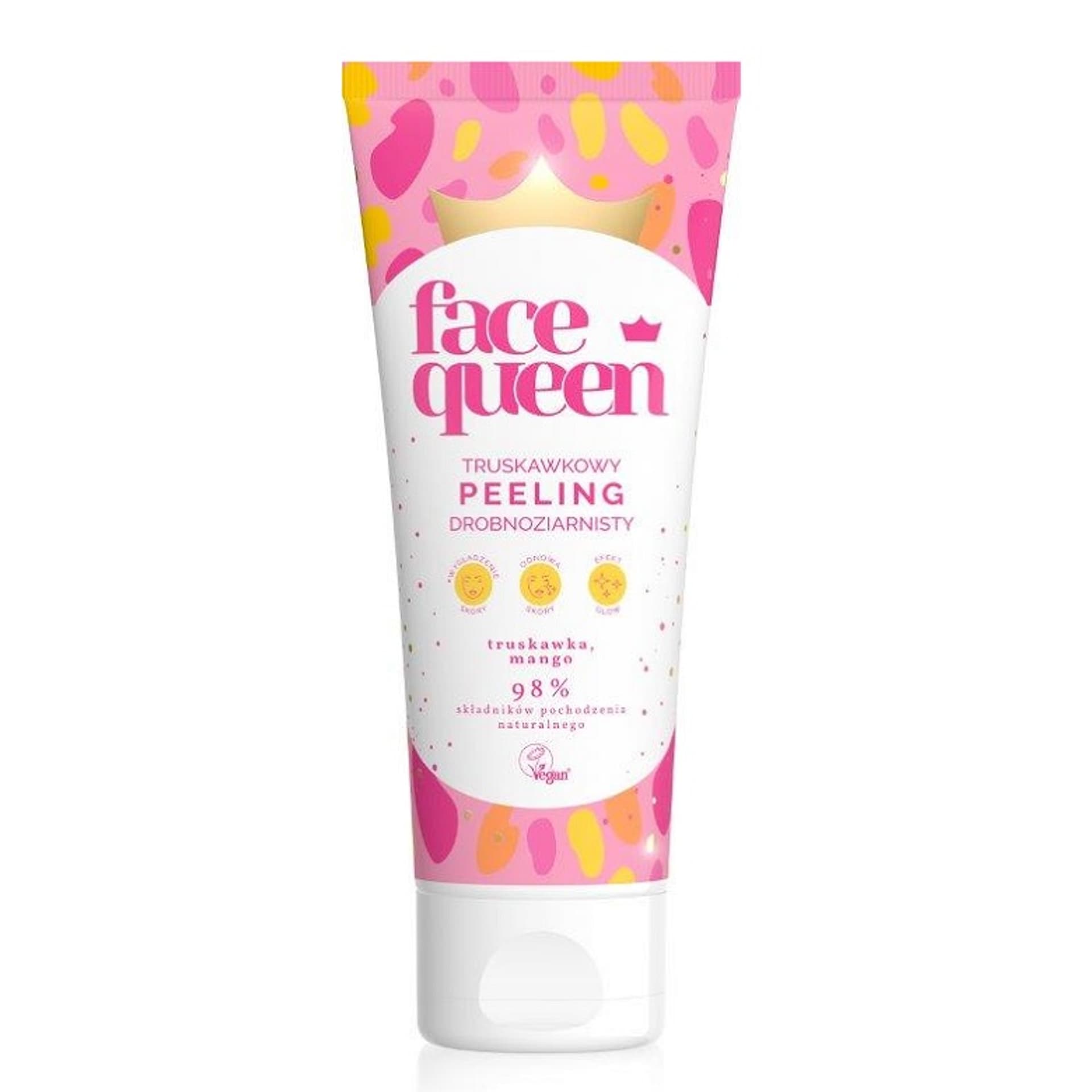 

FACE QUEEN Peeling drobnoziarnisty Truskawkowy 75ml