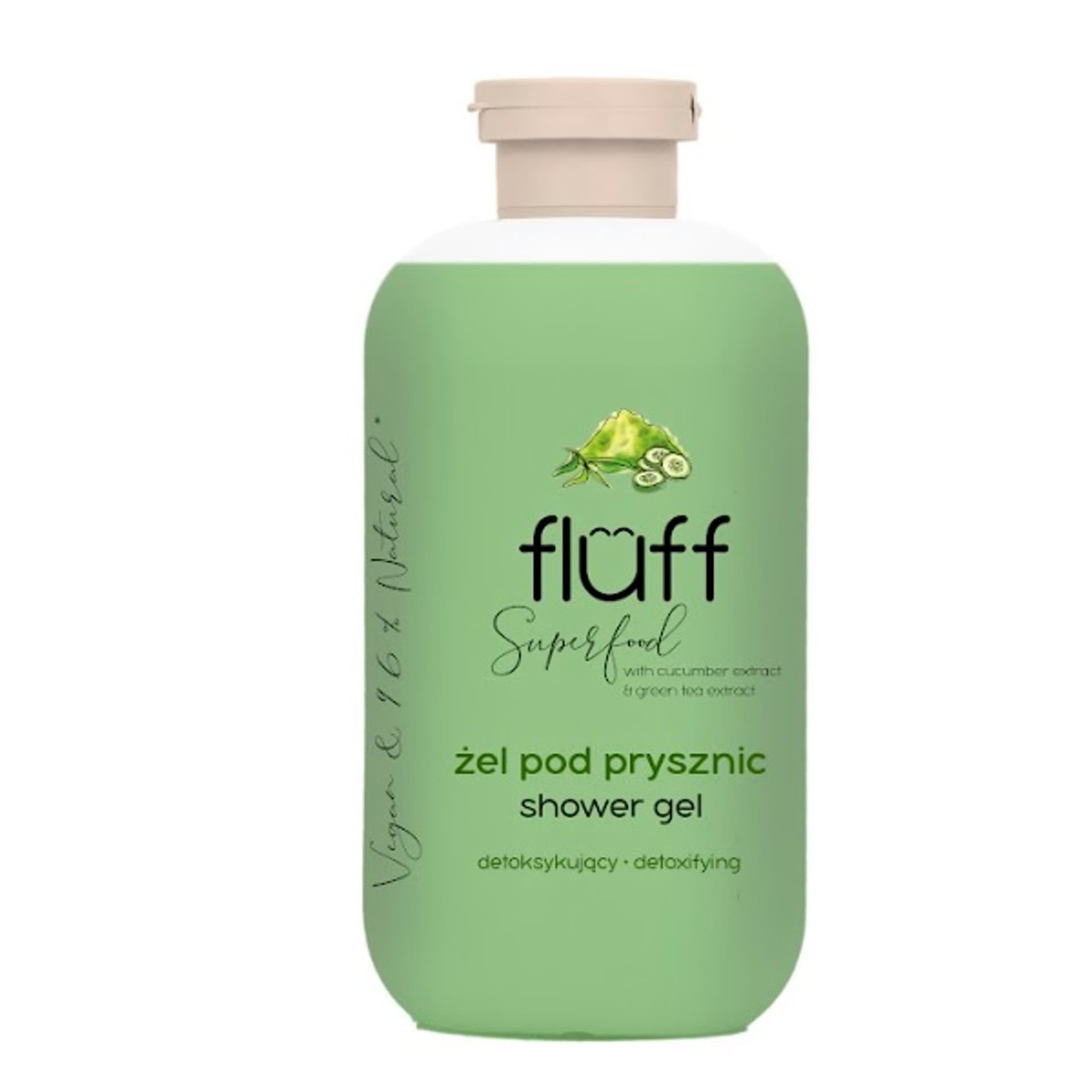 

FLUFF Detoxifying Shower Gel żel pod prysznic Ogórek i Herbata 500ml