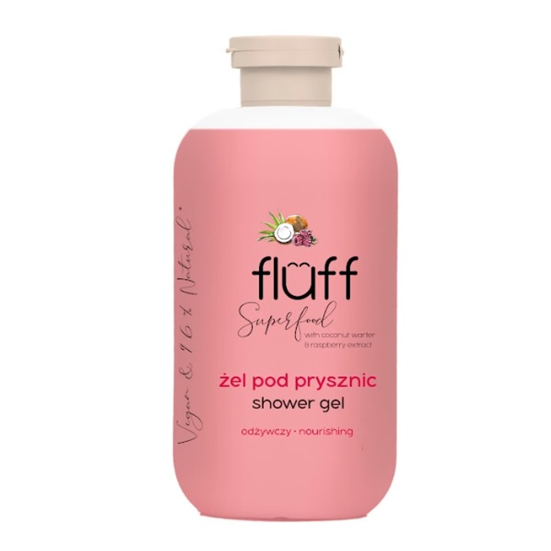 

FLUFF Nourishing Shower Gel odżywczy żel pod prysznic Kokos i Malina 500ml