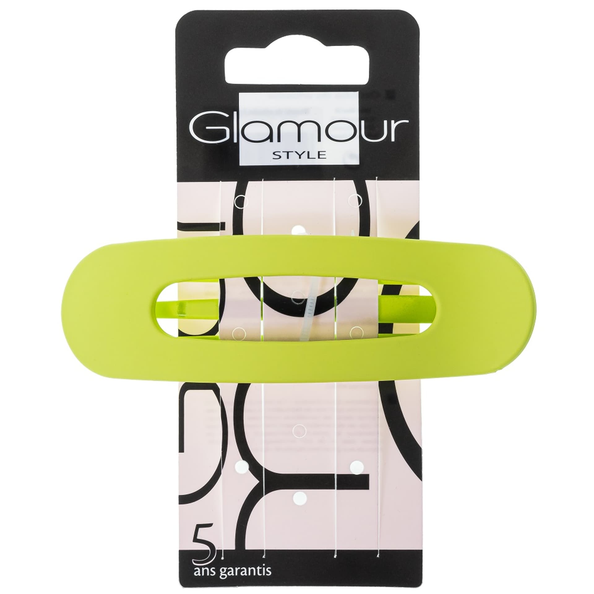 

GLAMOUR Klamra do włosów Limonkowa