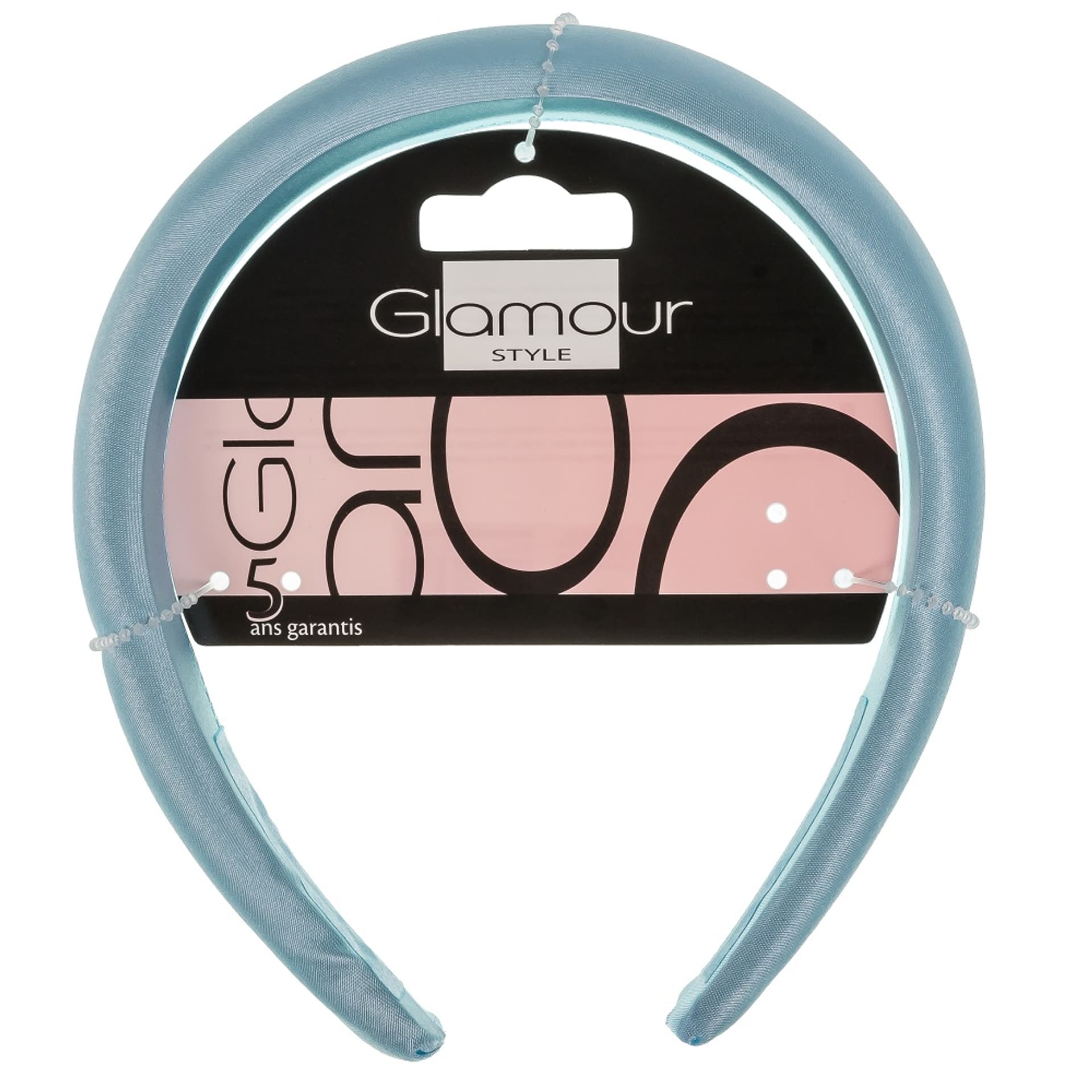 

GLAMOUR Opaska do włosów Blue Pastel