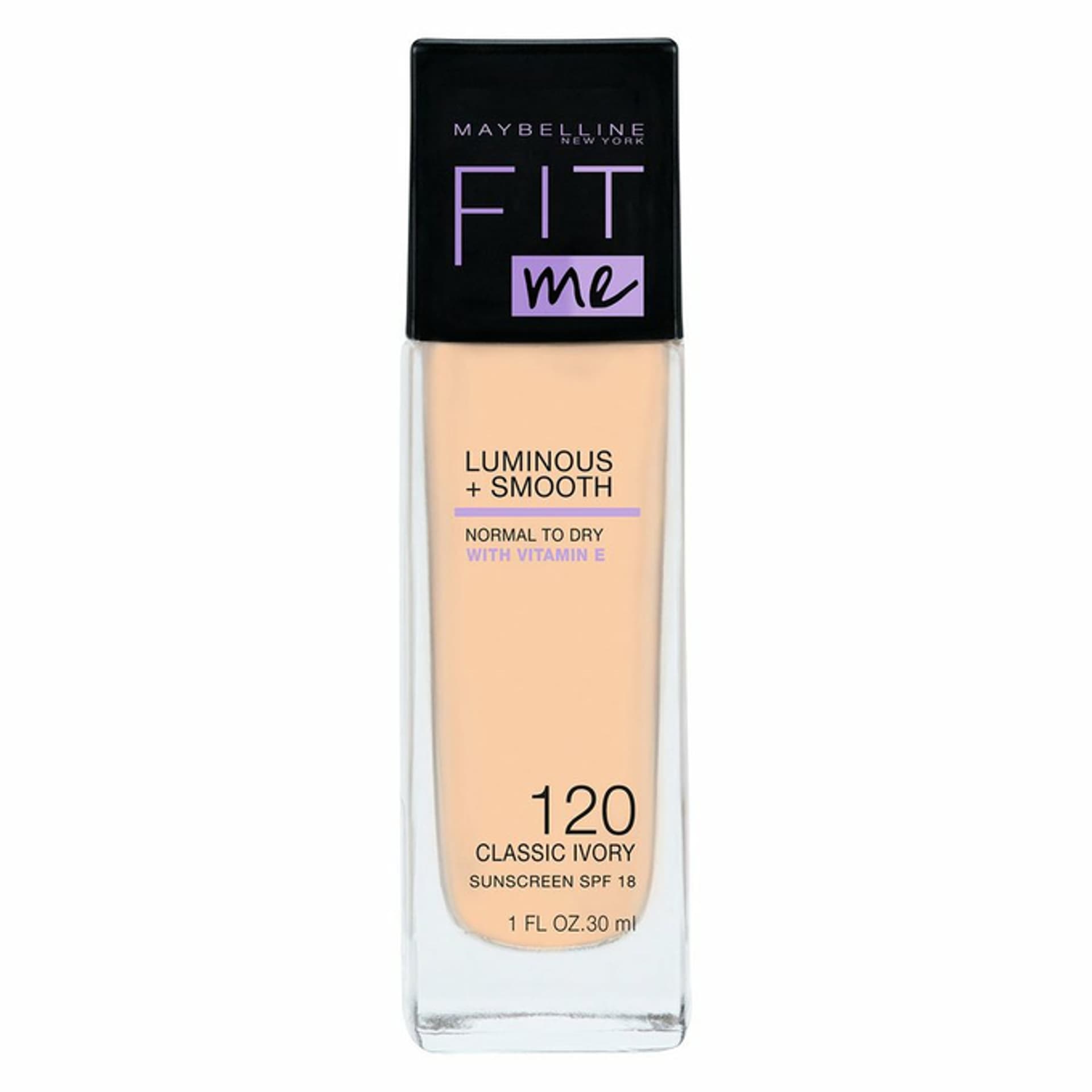 

MAYBELLINE Fit Me Luminous + Smooth Foundation podkład do twarzy 120 Classic Ivory 30ml