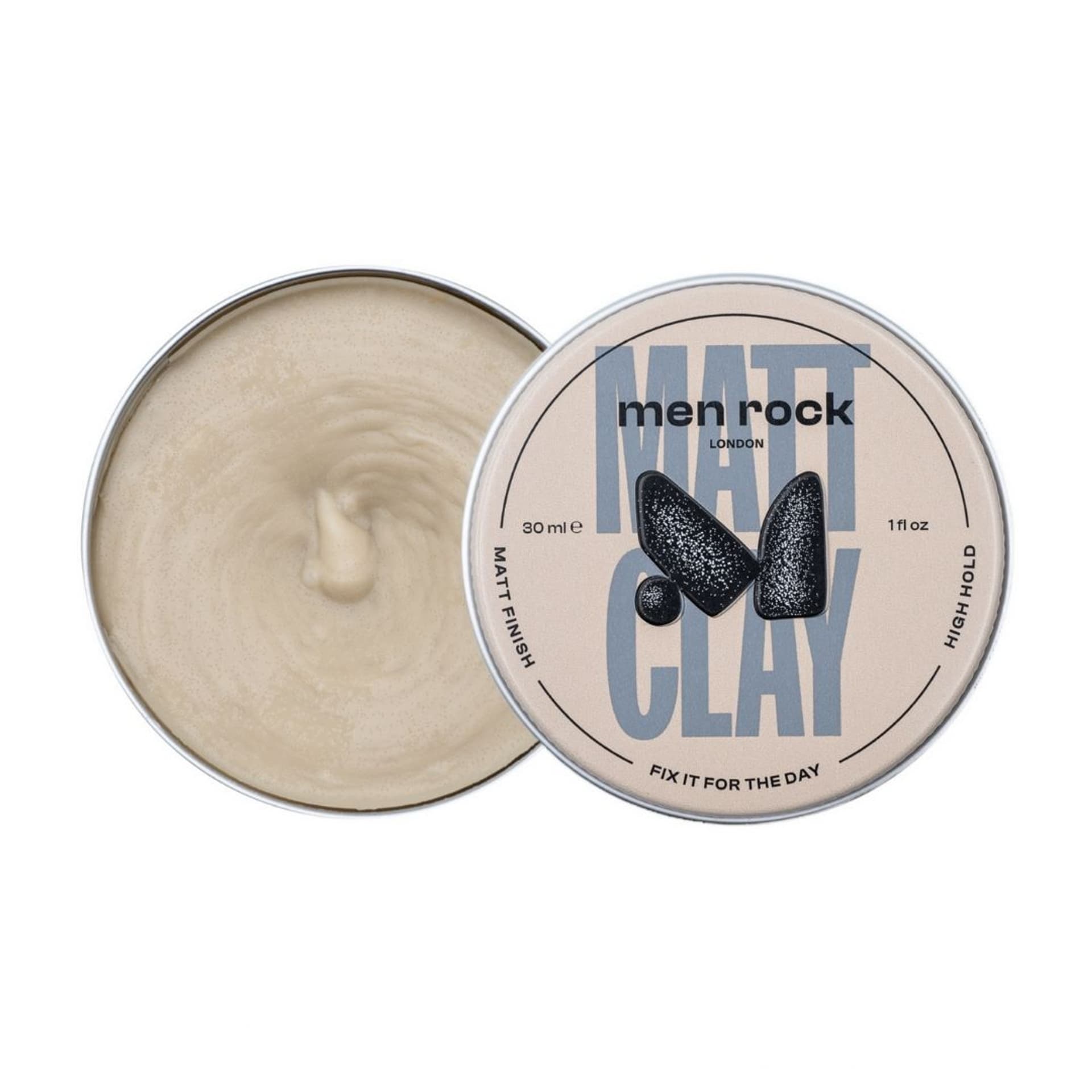 

MENROCK Matt Clay High Hold Matt Finish matowa glinka do włosów dla mężczyzn 30ml