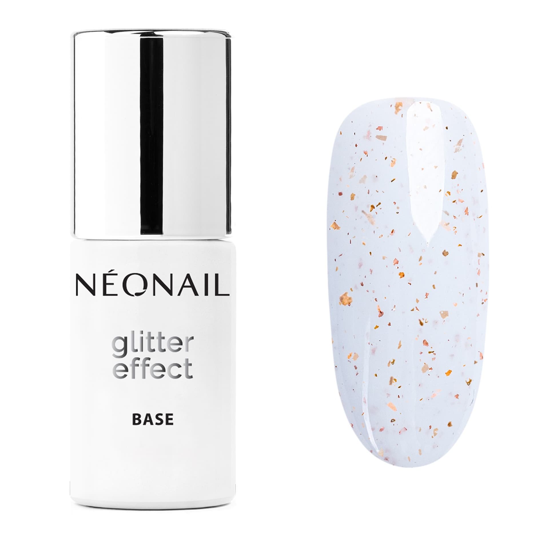 

NEONAIL Glitter Effect Base baza hybrydowa White Sparkle 7,2ml