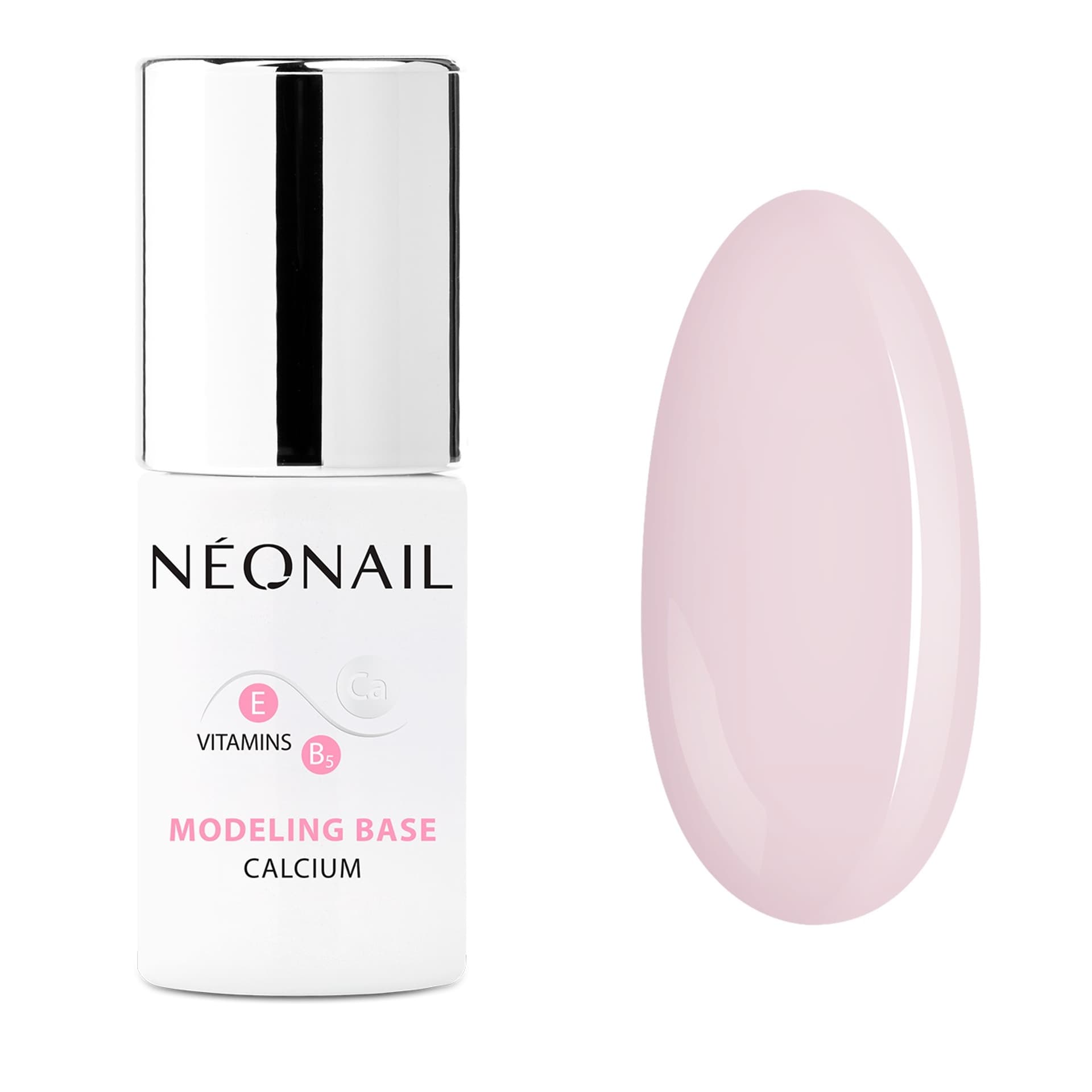

NEONAIL Modeling Base Calcium baza hybrydowa Basic Pink 7,2ml