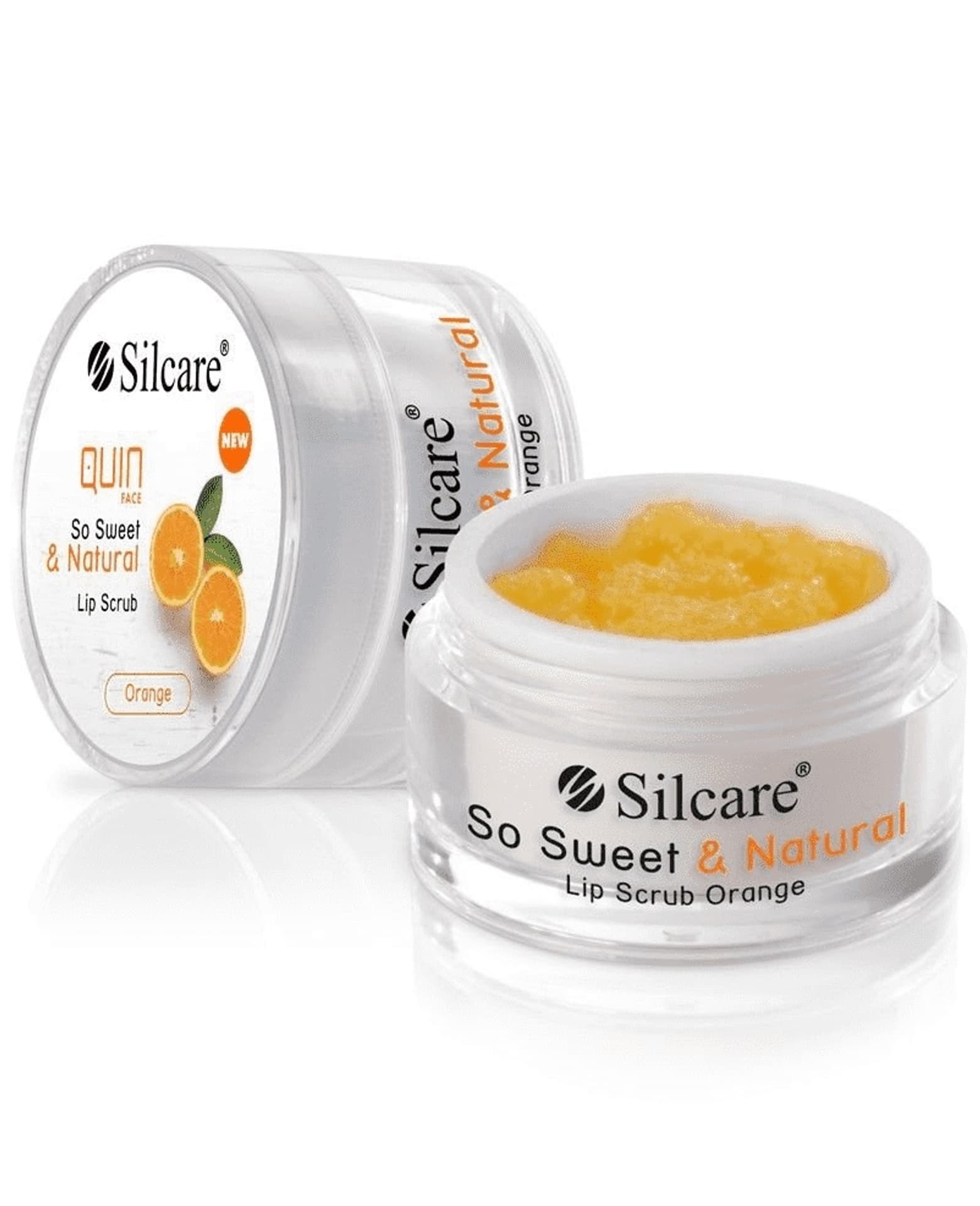 

SILCARE Quin So Sweet and Natural Lip Scrub peeling do ust Orange 15g
