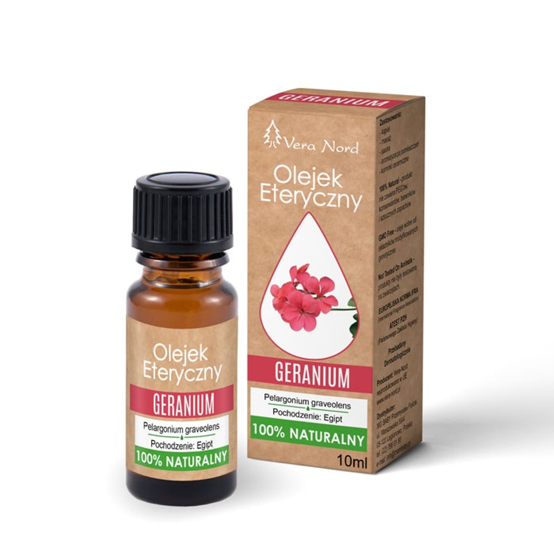 

VERA NORD Naturalny olejek eteryczny Geranium 10ml
