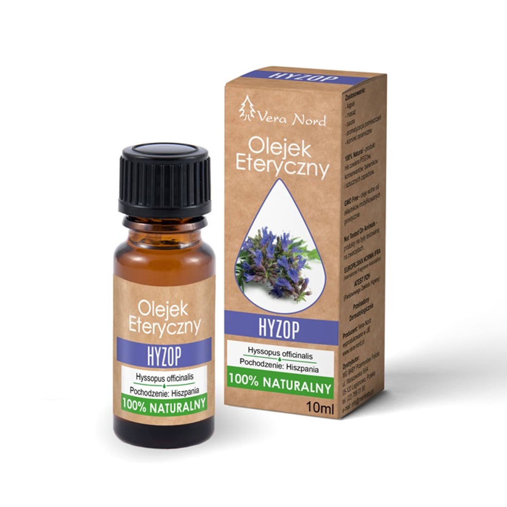 

VERA NORD Naturalny olejek eteryczny Hyzop 10ml