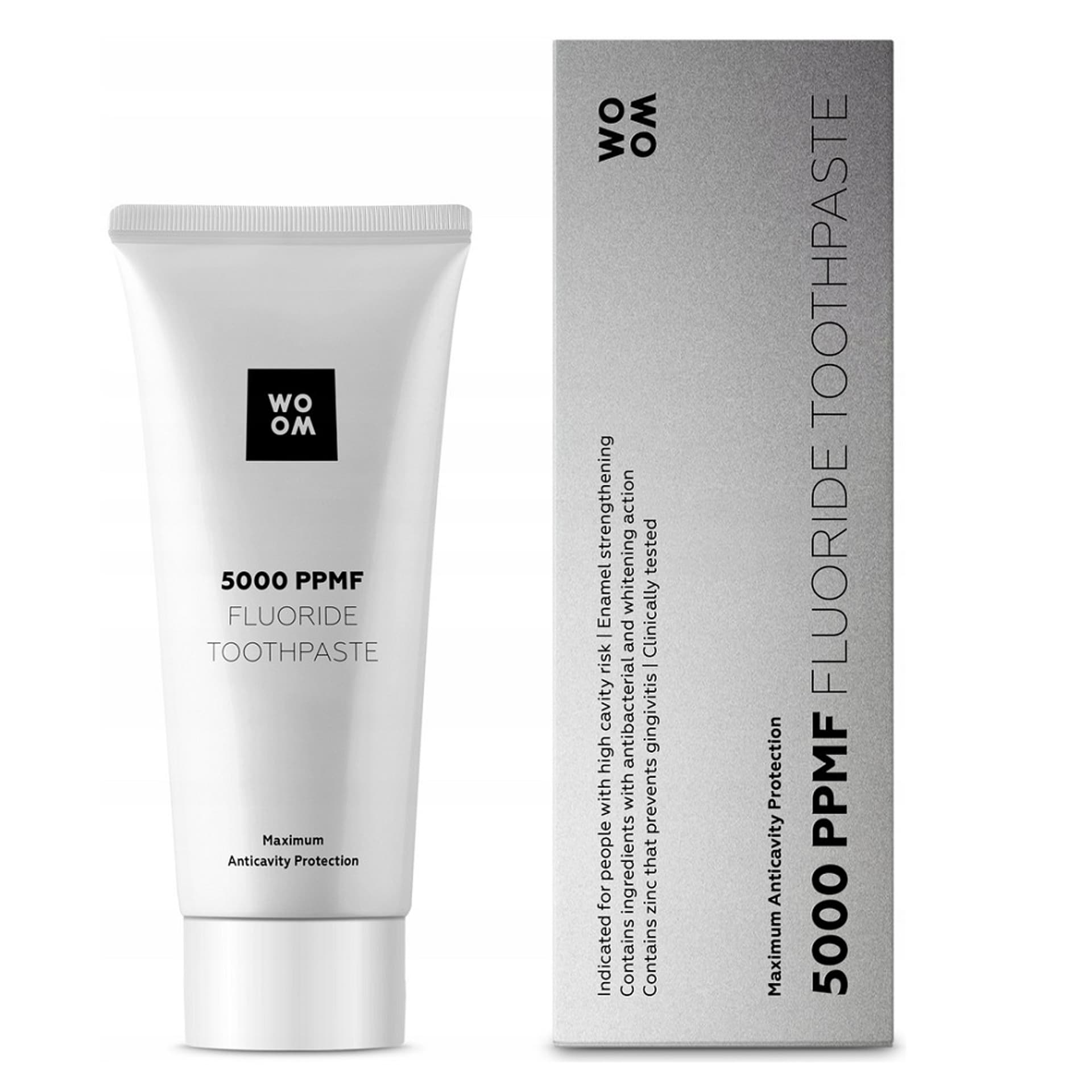 

WOOM 5000ppmF Fluoride Toothpaste pasta do zębów z zawartością fluoru 50ml