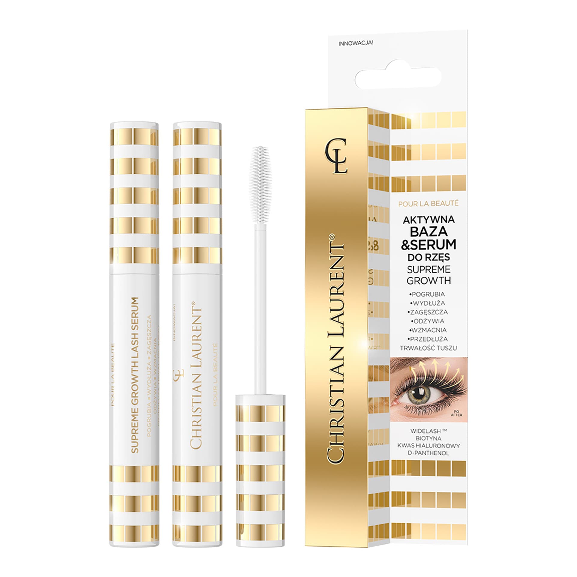 

CHRISTIAN LAURENT Pour La Beaute Supreme Growth bazaserum do rzęs 10ml