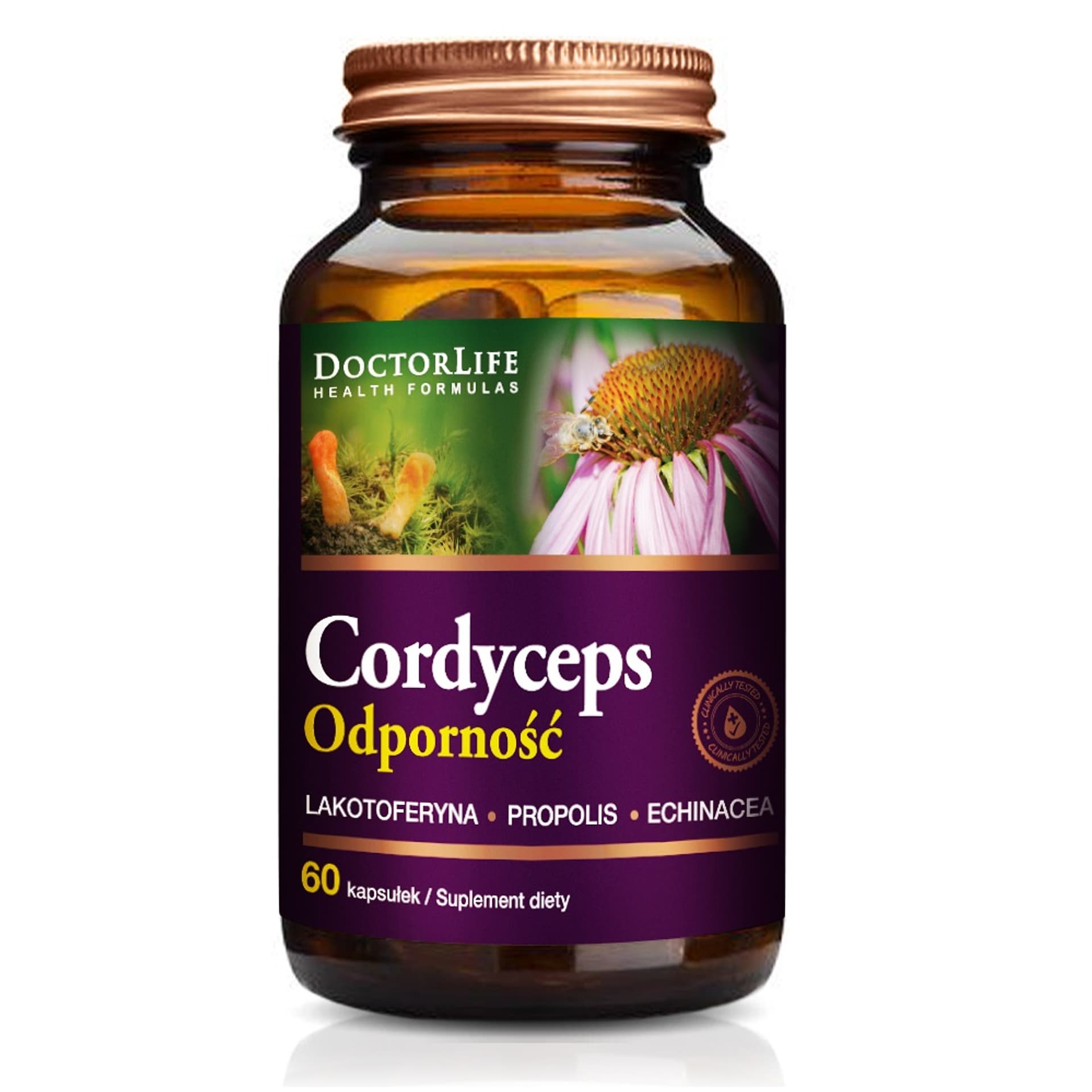 

DOCTOR LIFE Cordyceps 550mg suplement diety 60 kapsułek