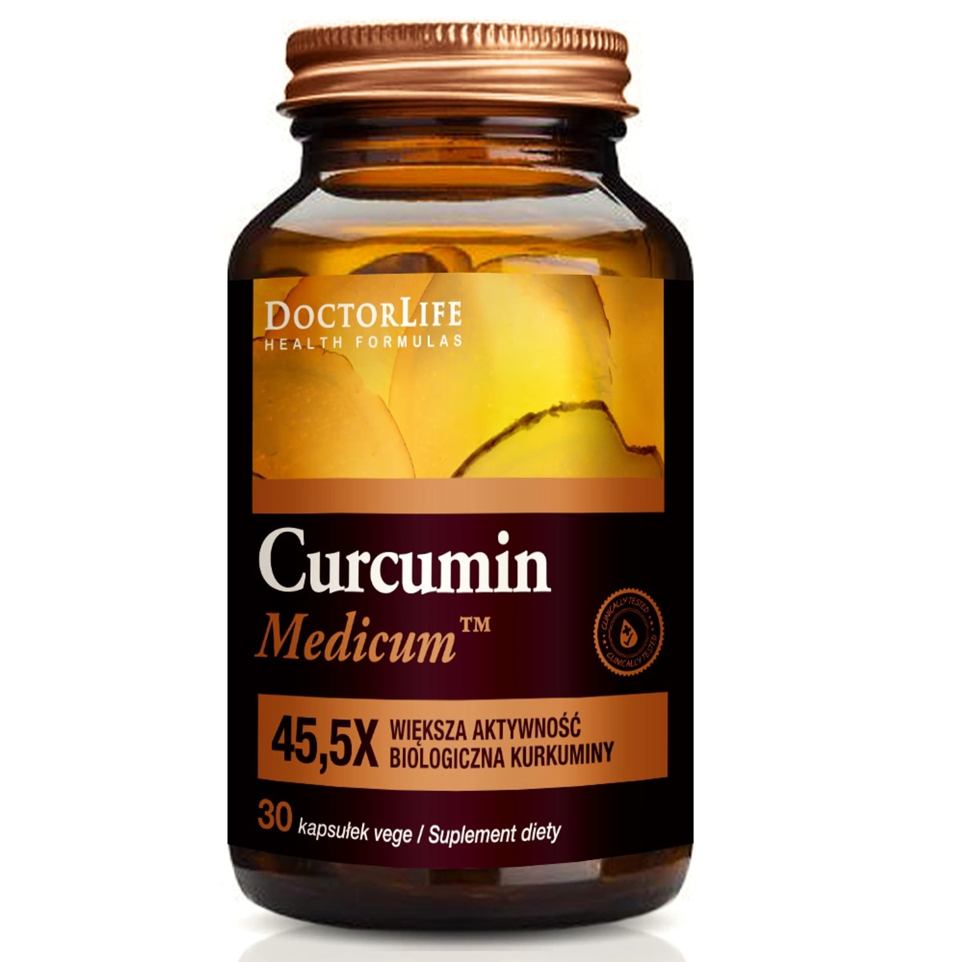 

DOCTOR LIFE Curcumin Medicum kurkumina suplement diety 30 kapsułek