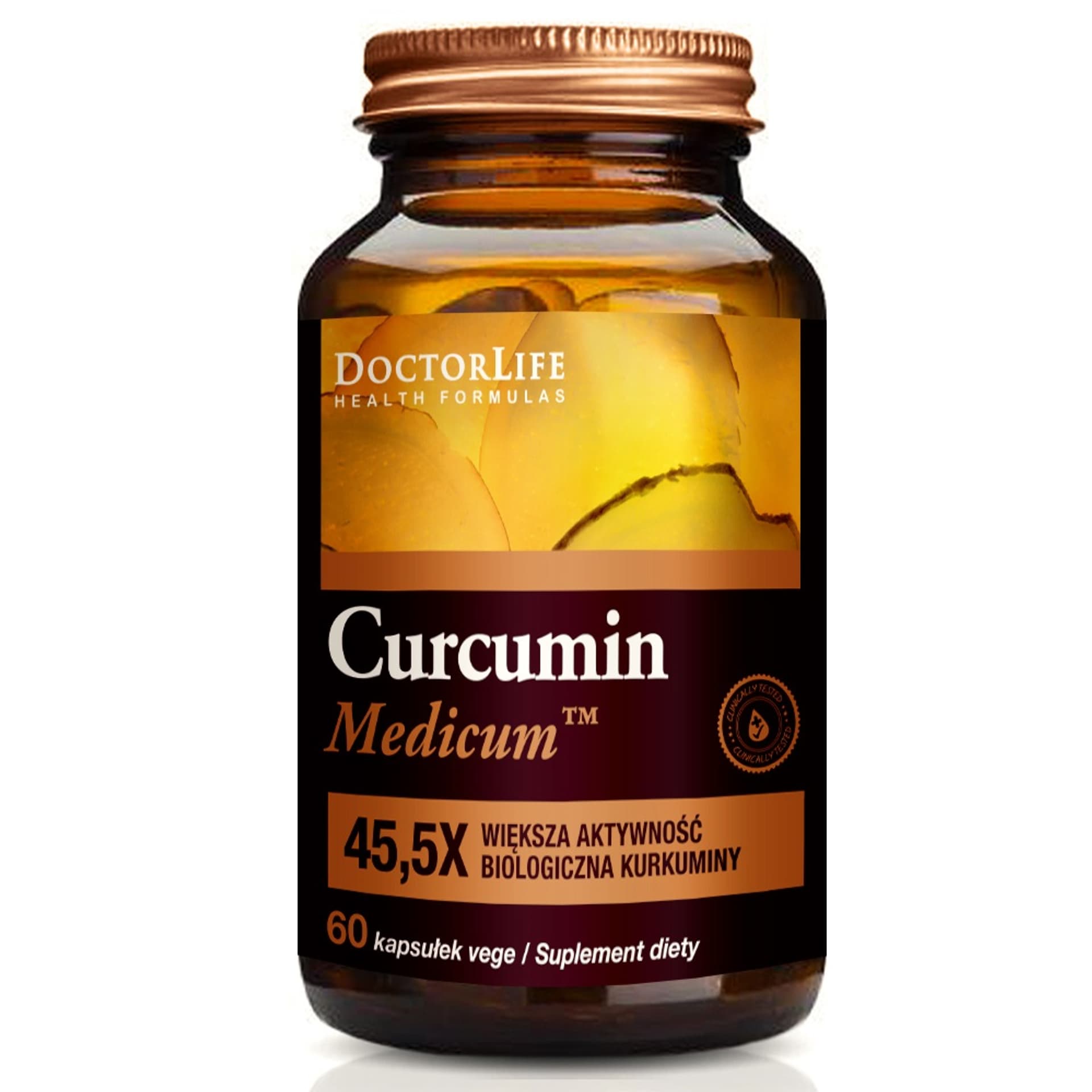 

DOCTOR LIFE Curcumin Medicum kurkumina suplement diety 60 kapsułek