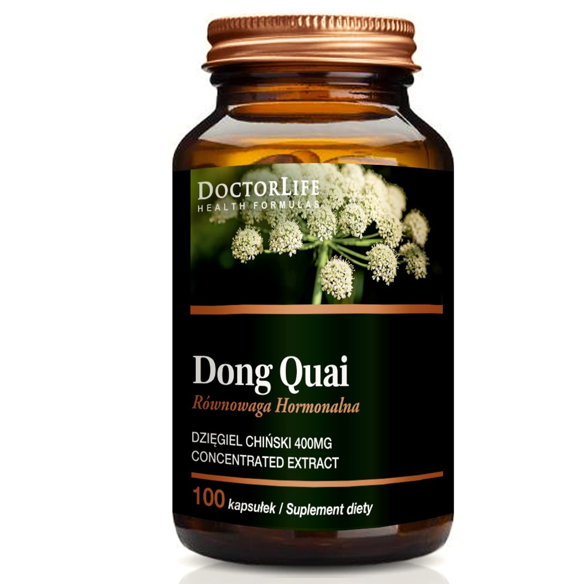 

DOCTOR LIFE Dong Quai 500mg suplement diety 100 tabletek