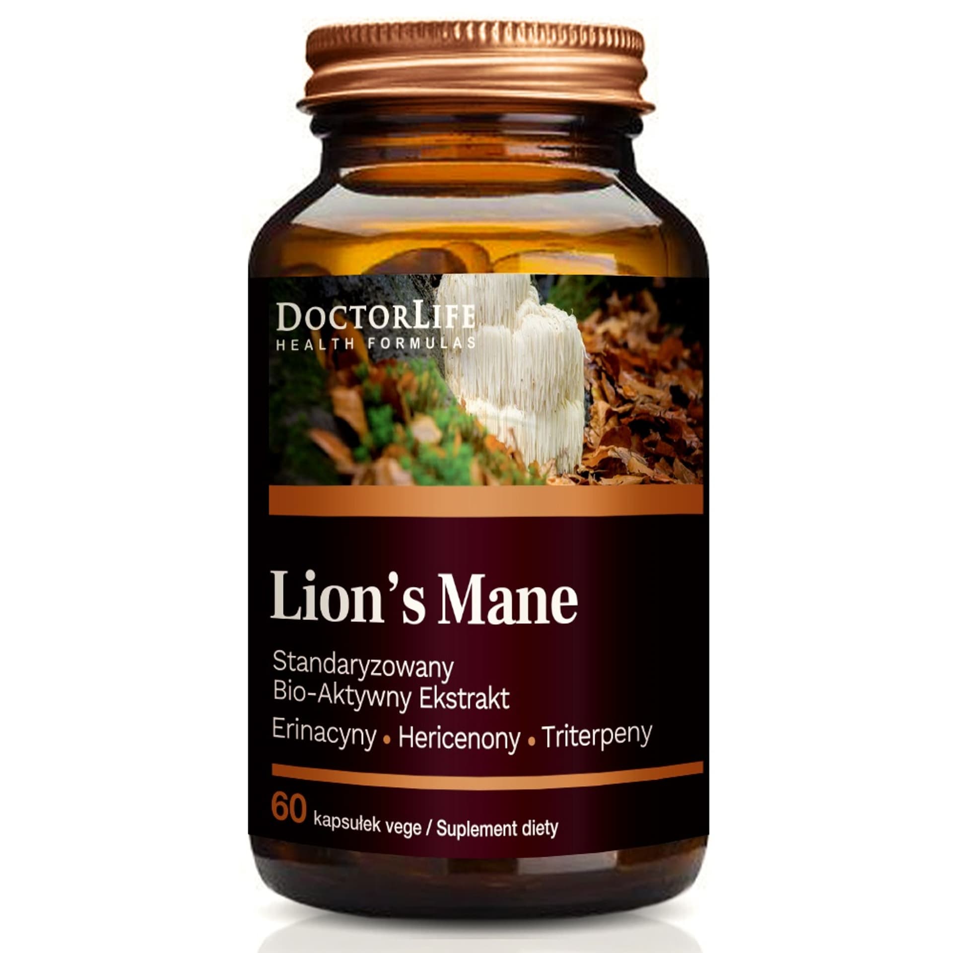 

DOCTOR LIFE Lion's Mane suplement diety 60 kapsułek