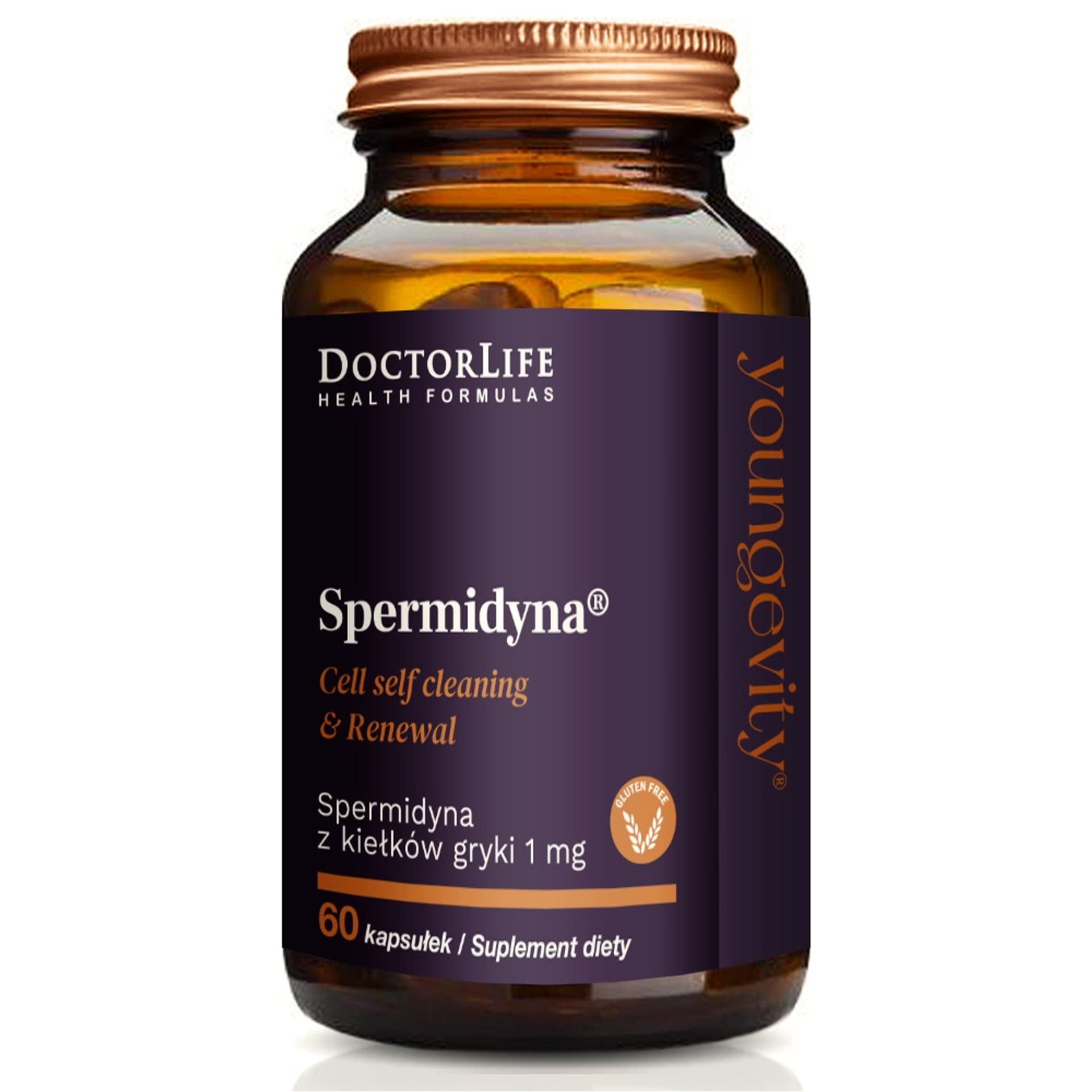 

DOCTOR LIFE Spermidyna suplement diety wspierający zdrowie komórkowe 60 kapsułek