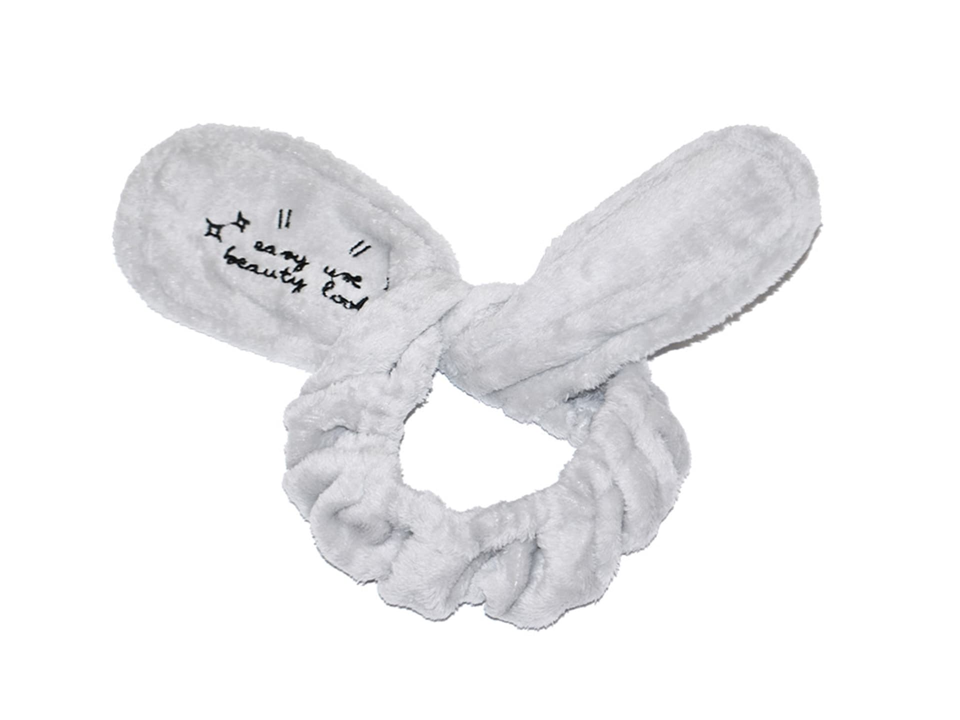 

DR. MOLA Bunny Ears opaska kosmetyczna królicze uszy Szara