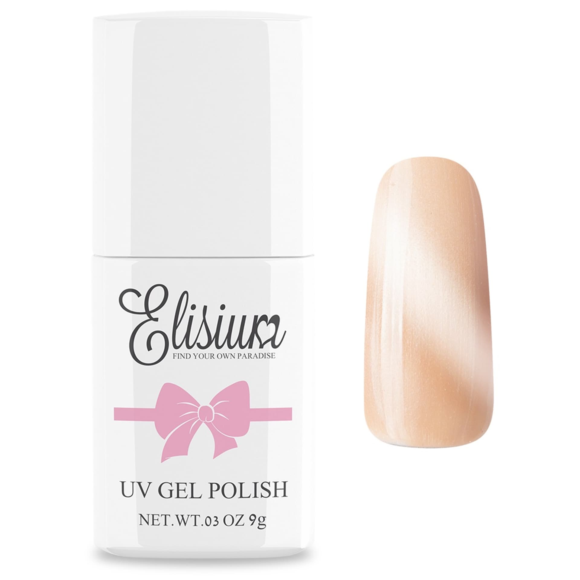 

ELISIUM UV Gel Polish lakier hybrydowy do paznokci 108 Champagne 9g