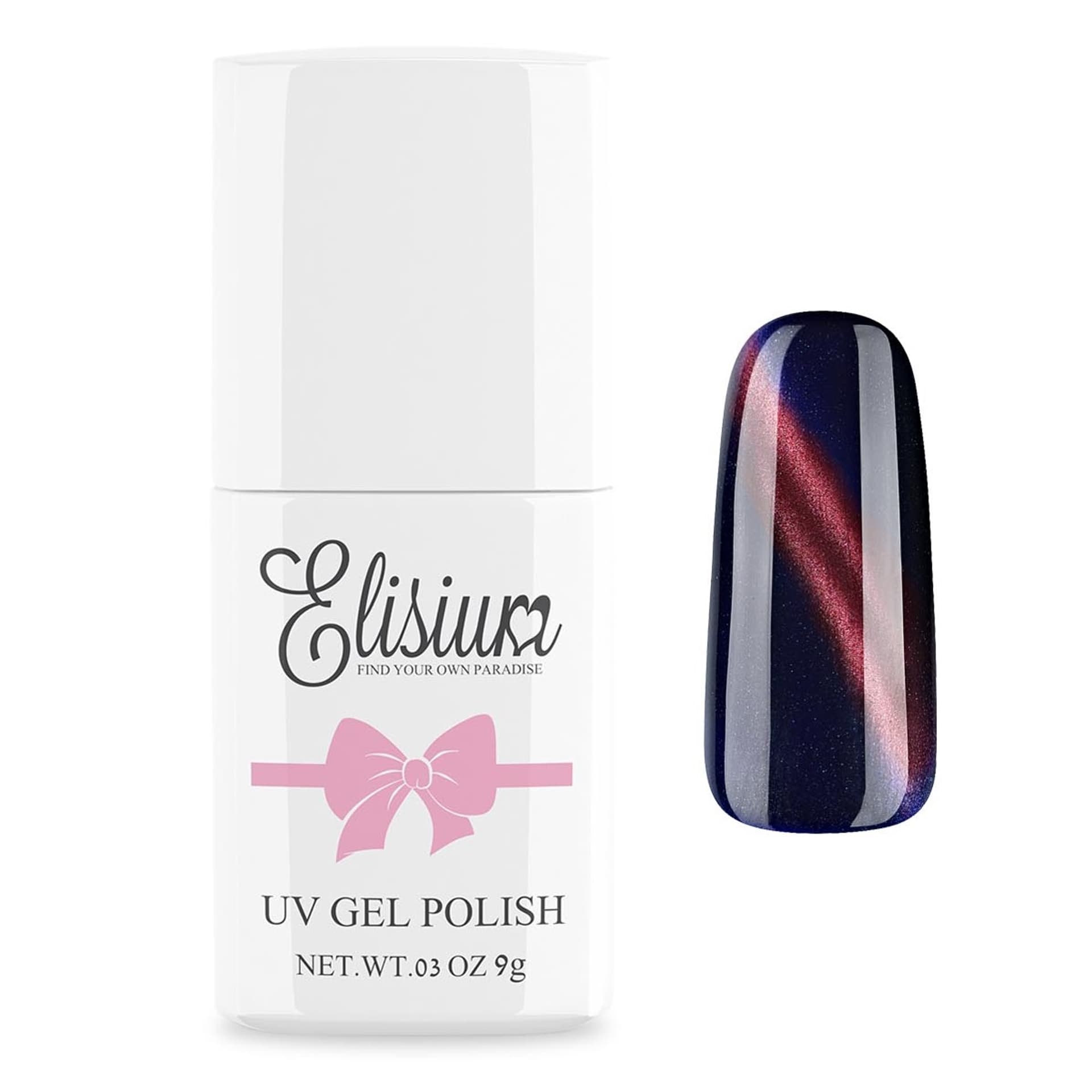 

ELISIUM UV Gel Polish lakier hybrydowy do paznokci 121 Aurora Blue 9g