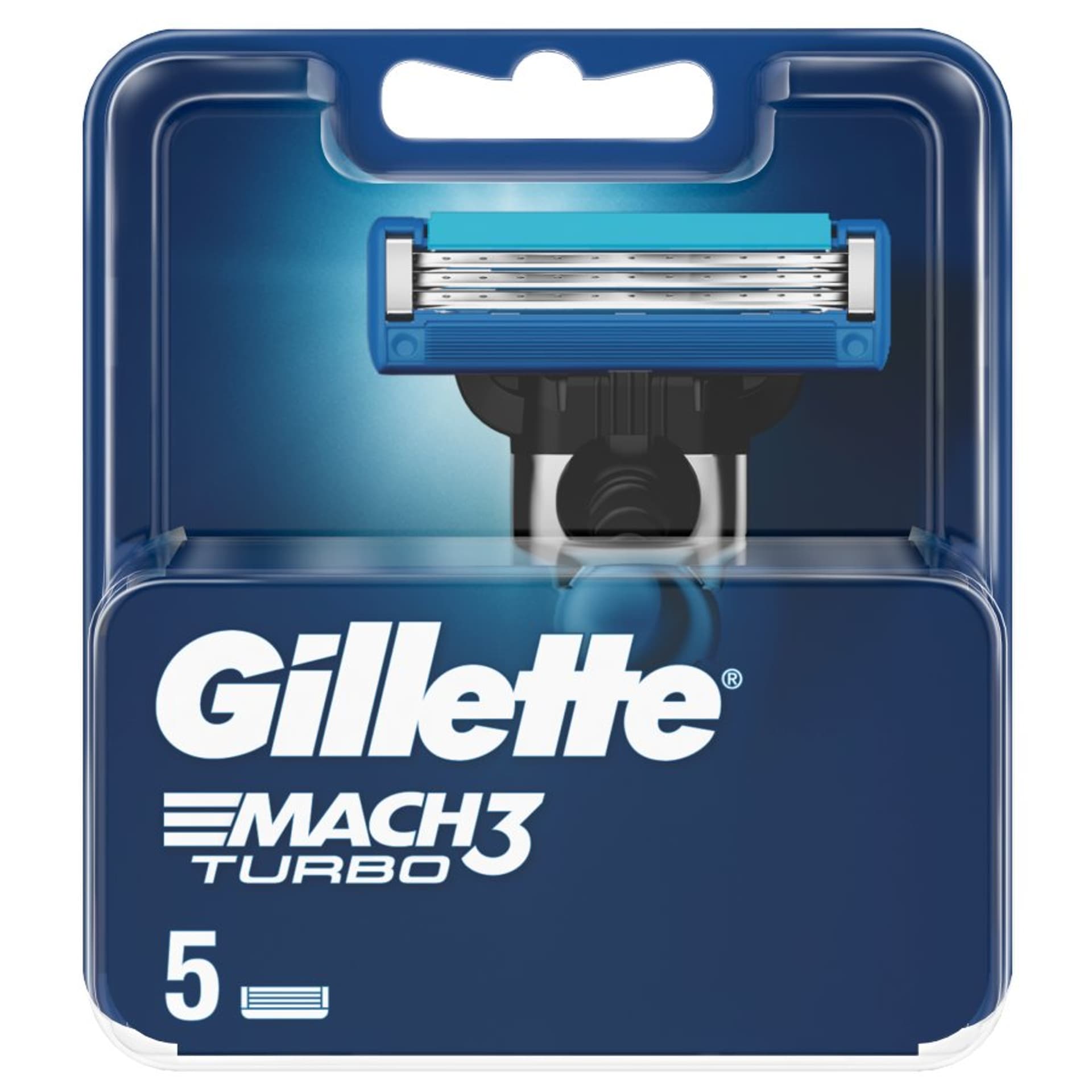 

GILLETTE Mach3 Turbo ostrza wymienne do maszynki do golenia 5 szt.