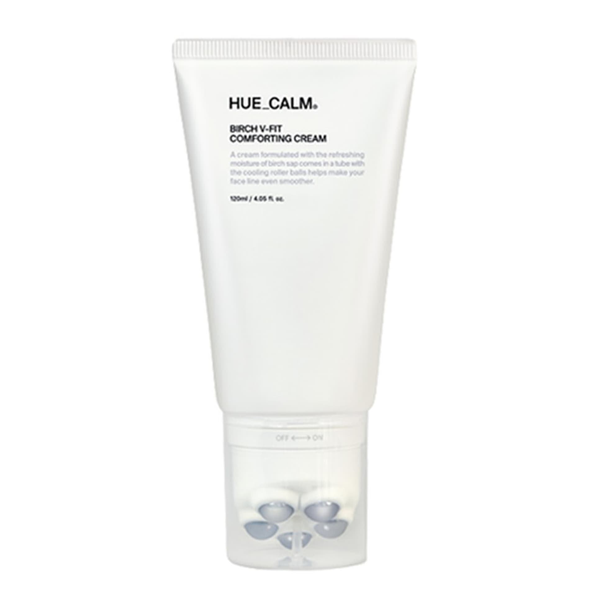 

HUE CALM Vegan Birch V-Fit Comforting Cream krem do twarzy z kulkami do masażu 120ml