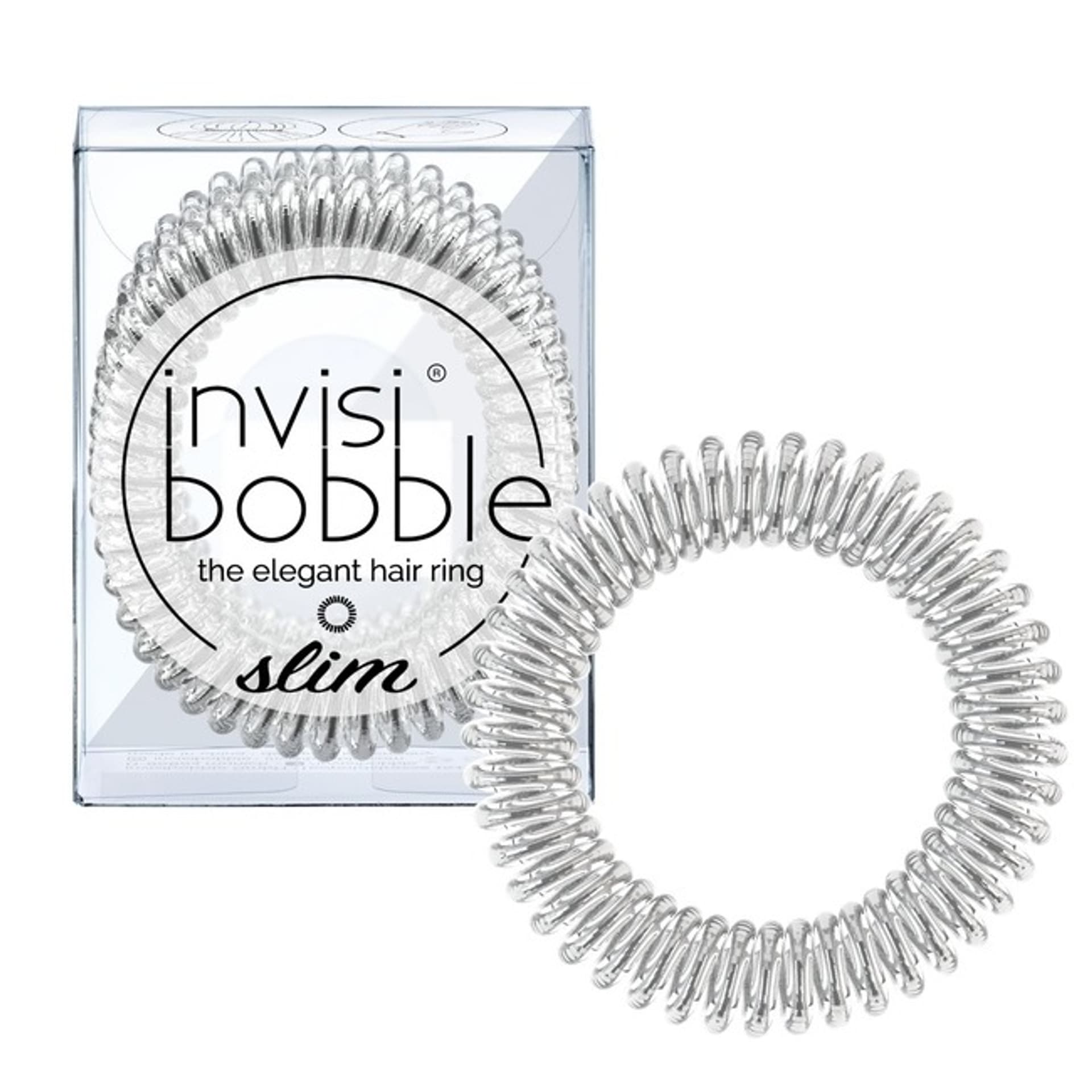 

INVISIBOBBLE The Elegant Hair Ring Slim gumki do włosów Chrome Sweet Chrome 3szt.