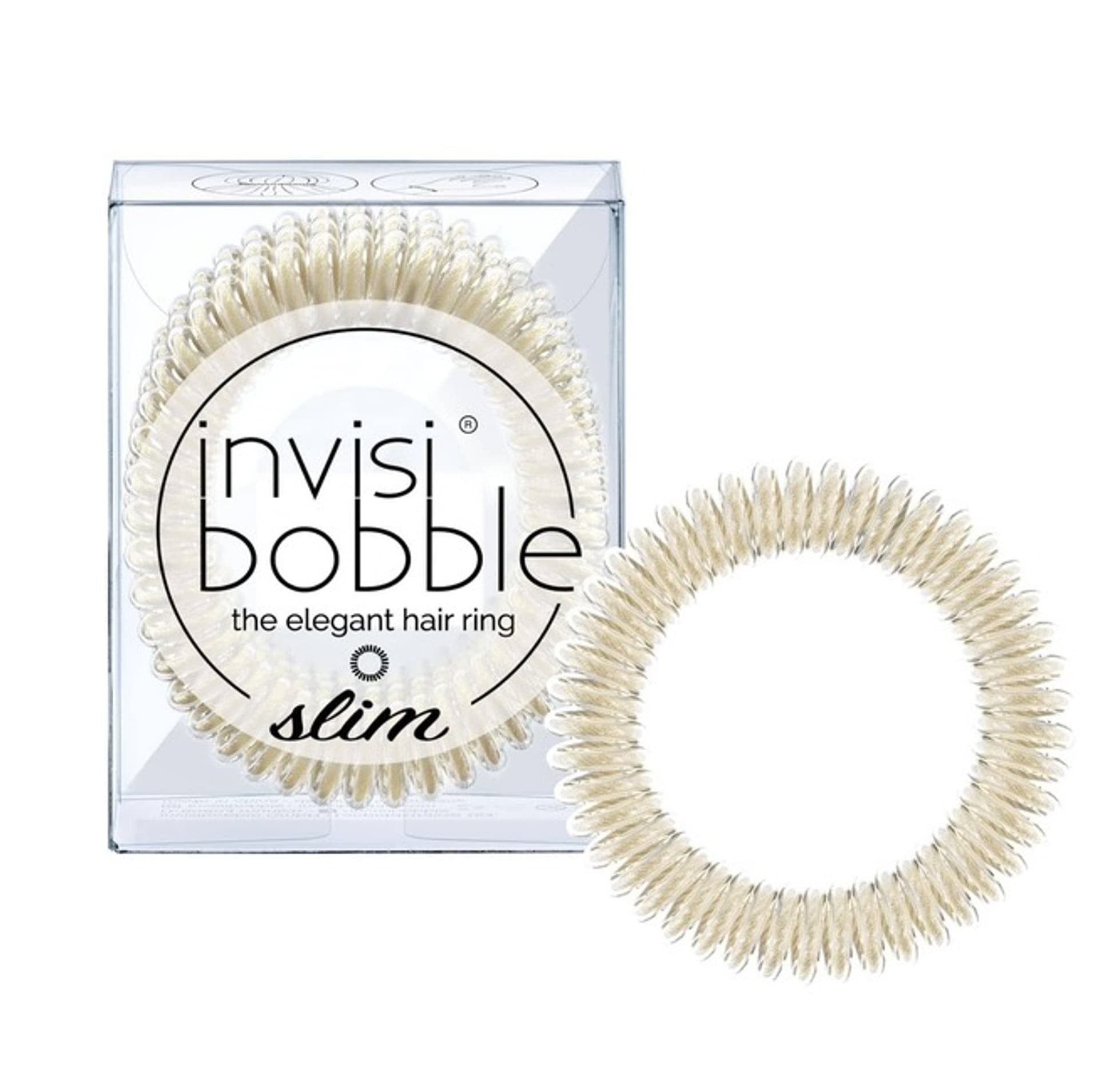 

INVISIBOBBLE The Elegant Hair Ring Slim gumki do włosów Stay Gold 3szt.