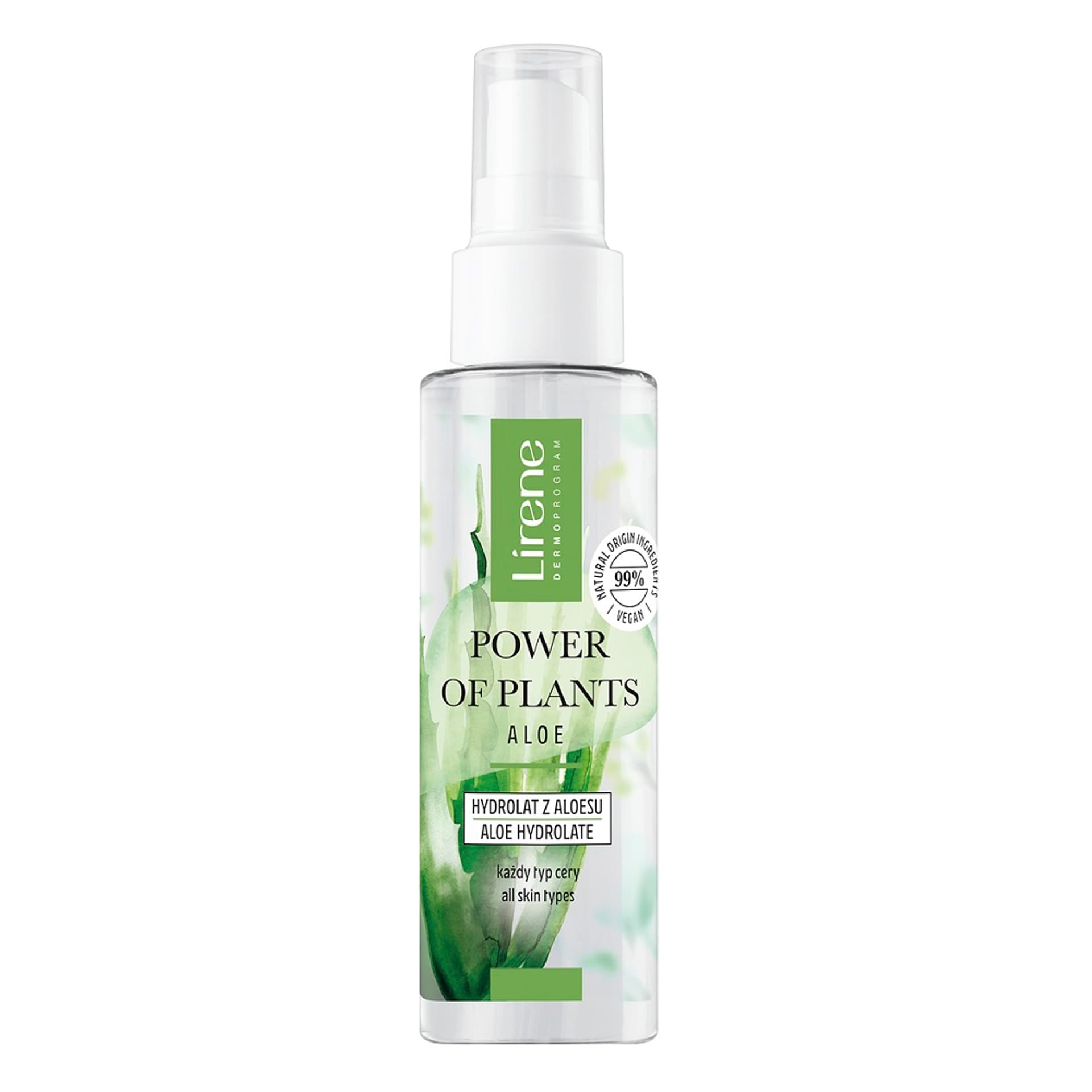 

LIRENE Power of Plants hydrolat do każdego rodzaju skóry Aloes 100ml
