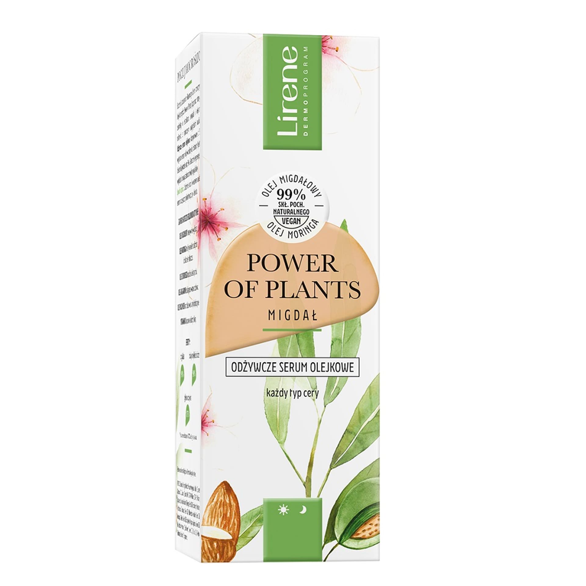 

LIRENE Power of Plants odżywcze serum olejkowe do każdego rodzaju skóry Migdał 30ml