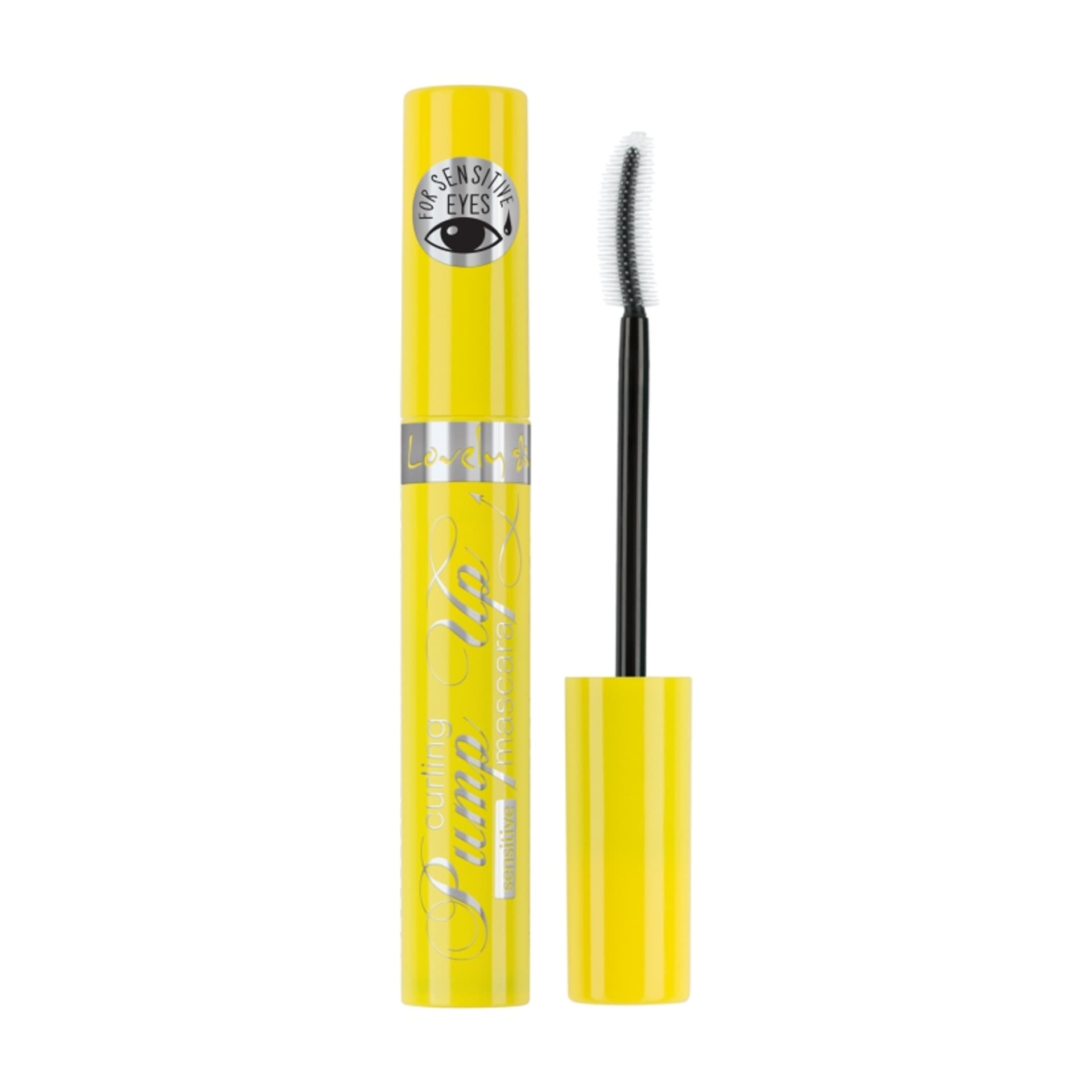 

LOVELY Pump Up Sensitive Curling Mascara maskara do wrażliwych oczu z ultra miękką szczotką 8g