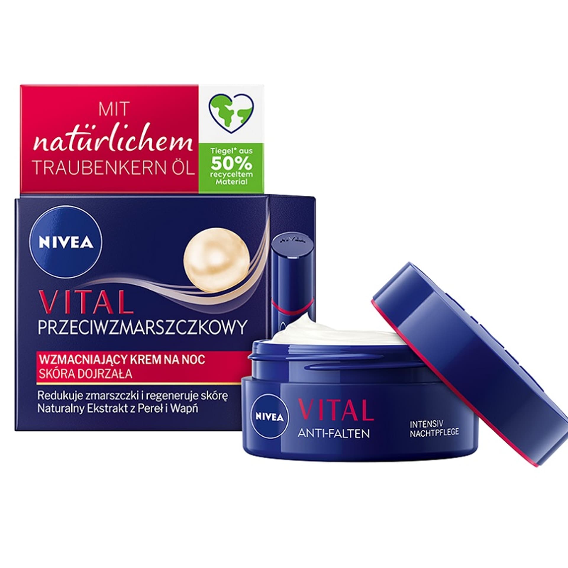 

NIVEA Vital Anti-Wrinkle regenerujący krem na noc 50ml