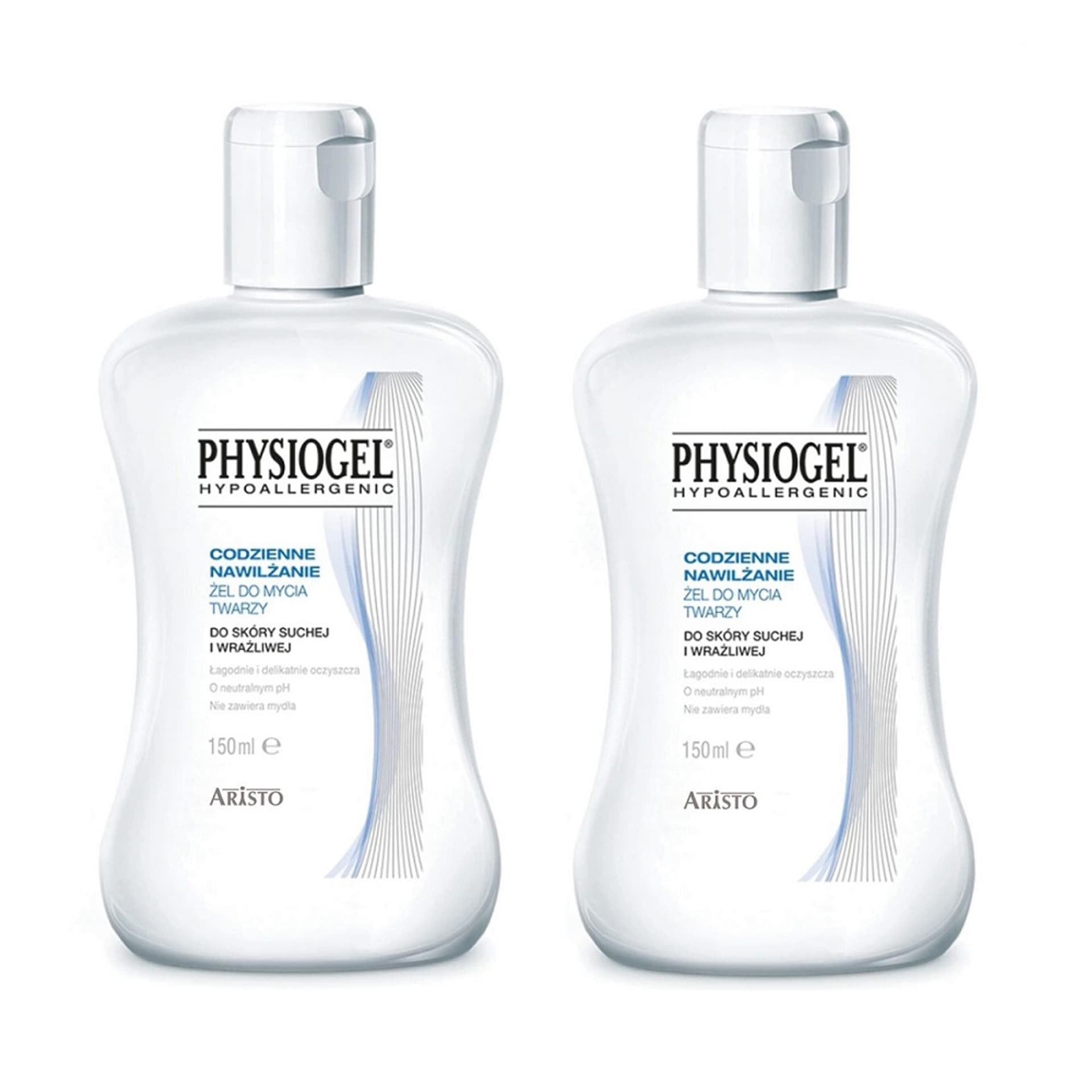 

PHYSIOGEL SET Codzienne Nawilżenie żel do mycia twarzy do skóry suchej i wrażliwej 2x150ml