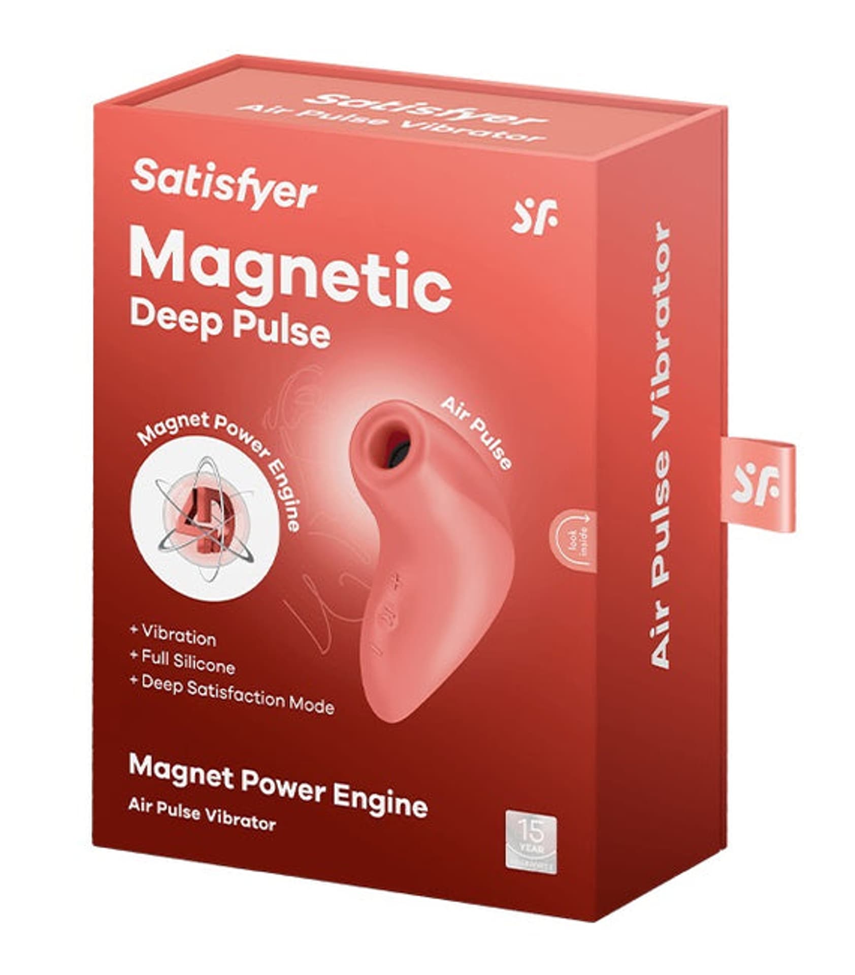 

SATISFYER Magnetic Deep Pulse wibrator Terracotta
