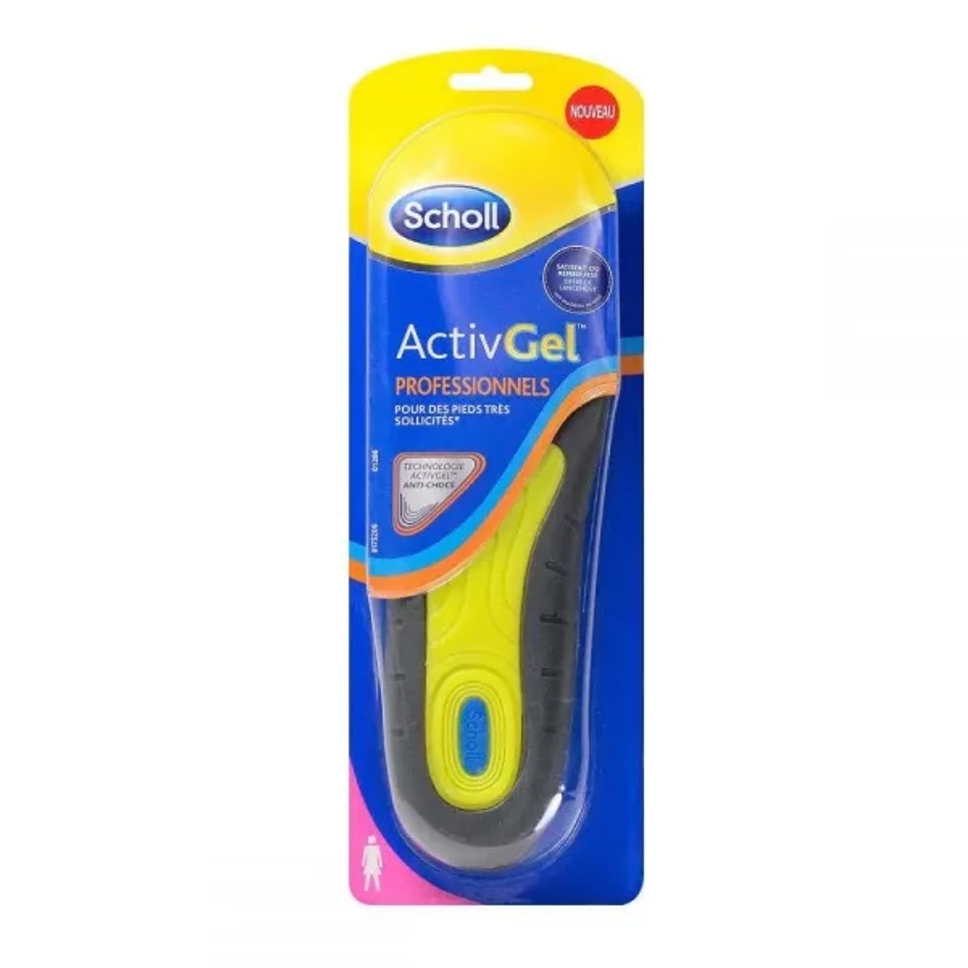 

SCHOLL ActivGel Professionneles żelowe wkładki do obuwia dla kobiet r.37-41 2szt