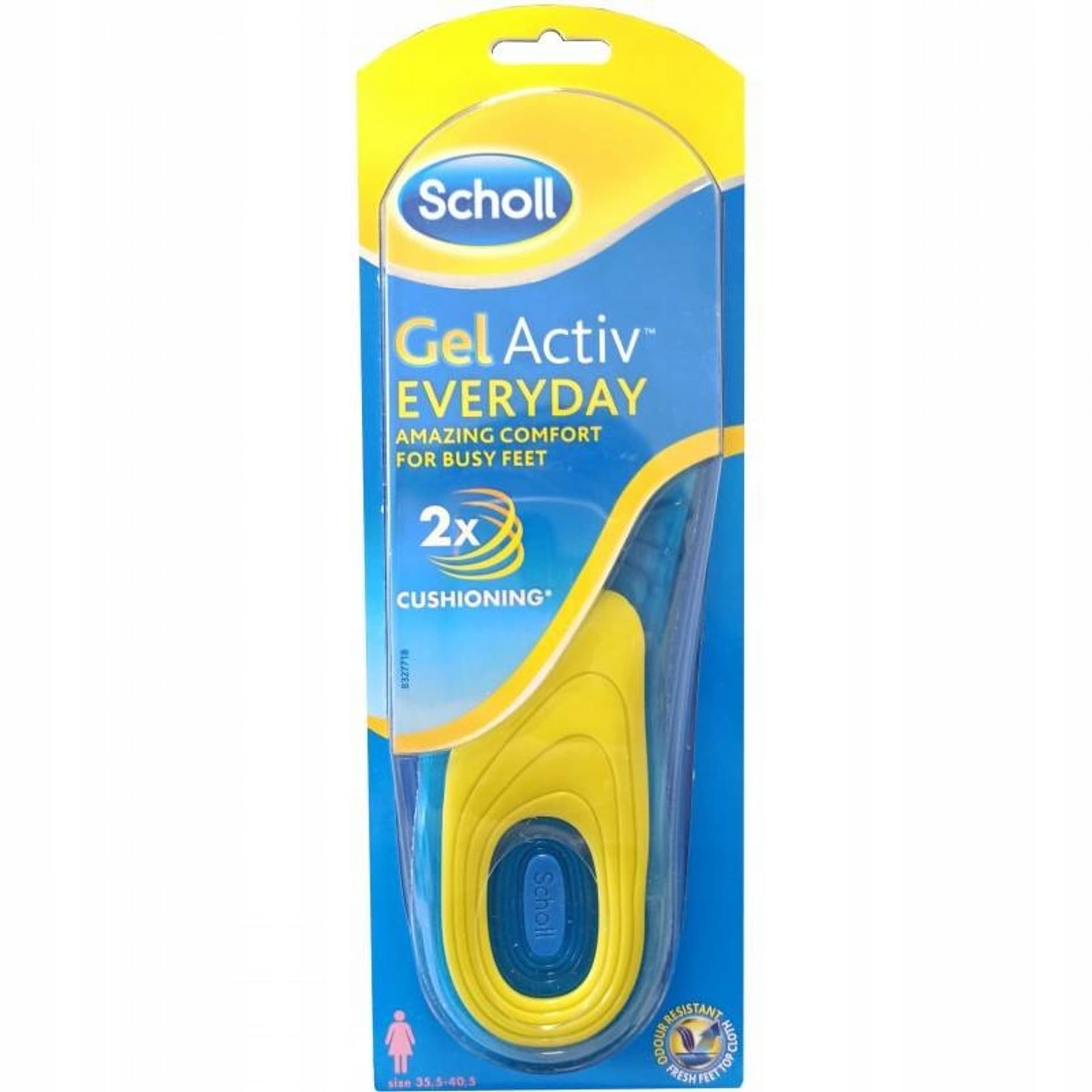 

SCHOLL GelActiv Everyday żelowe wkładki do obuwia dla kobiet r.35,5-40,5 2szt.