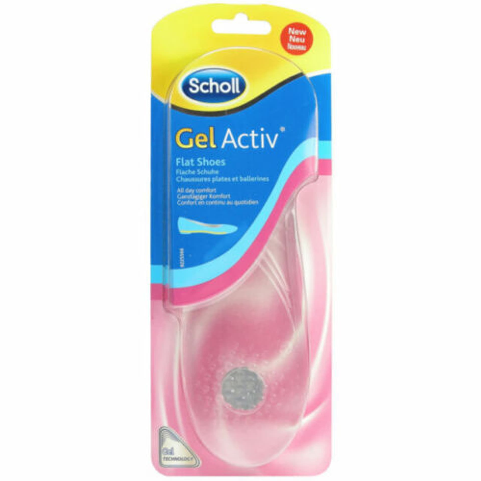 

SCHOLL GelActiv Flat Shoes żelowe wkładki do butów z płaską podeszwą 1 para