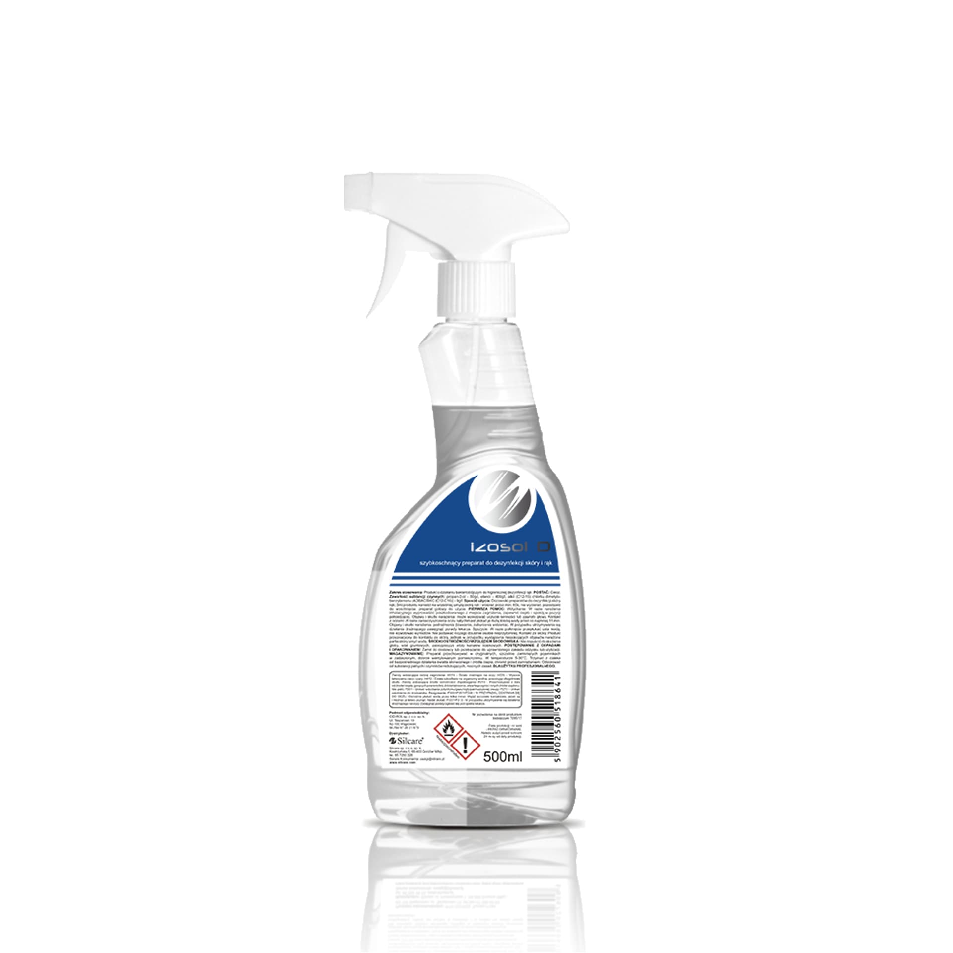

SILCARE Izosol D preparat do dezynfekcji rąk 500ml