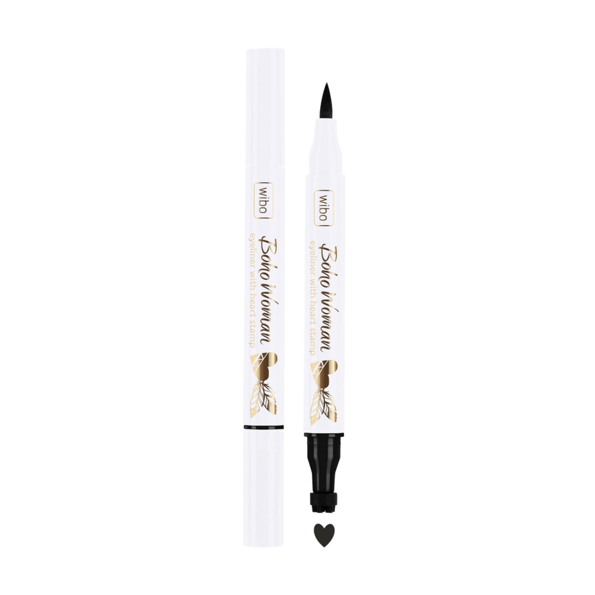 

WIBO Boho Woman Eyeliner with Stamp eyeliner ze stemplem Serduszko 1,2g