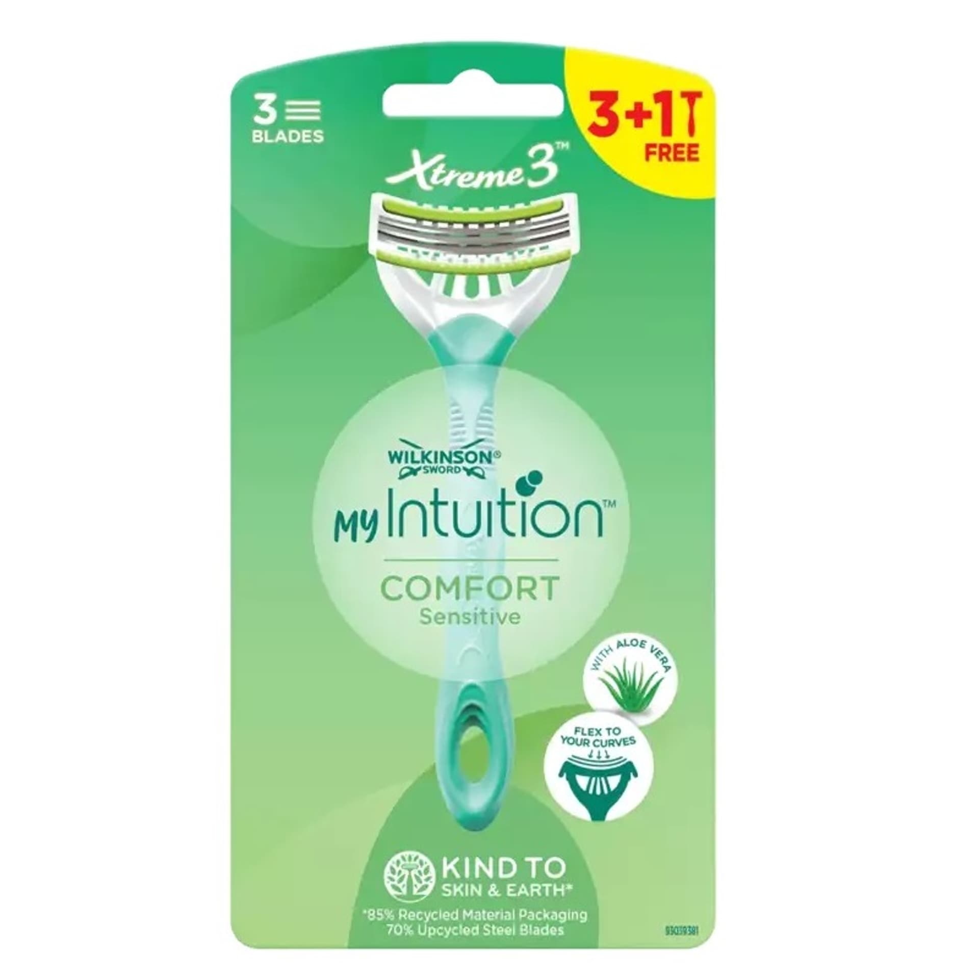 

WILKINSON My Intuition Xtreme3 Comfort Sensitive jednorazowe maszynki do golenia dla kobiet 4szt