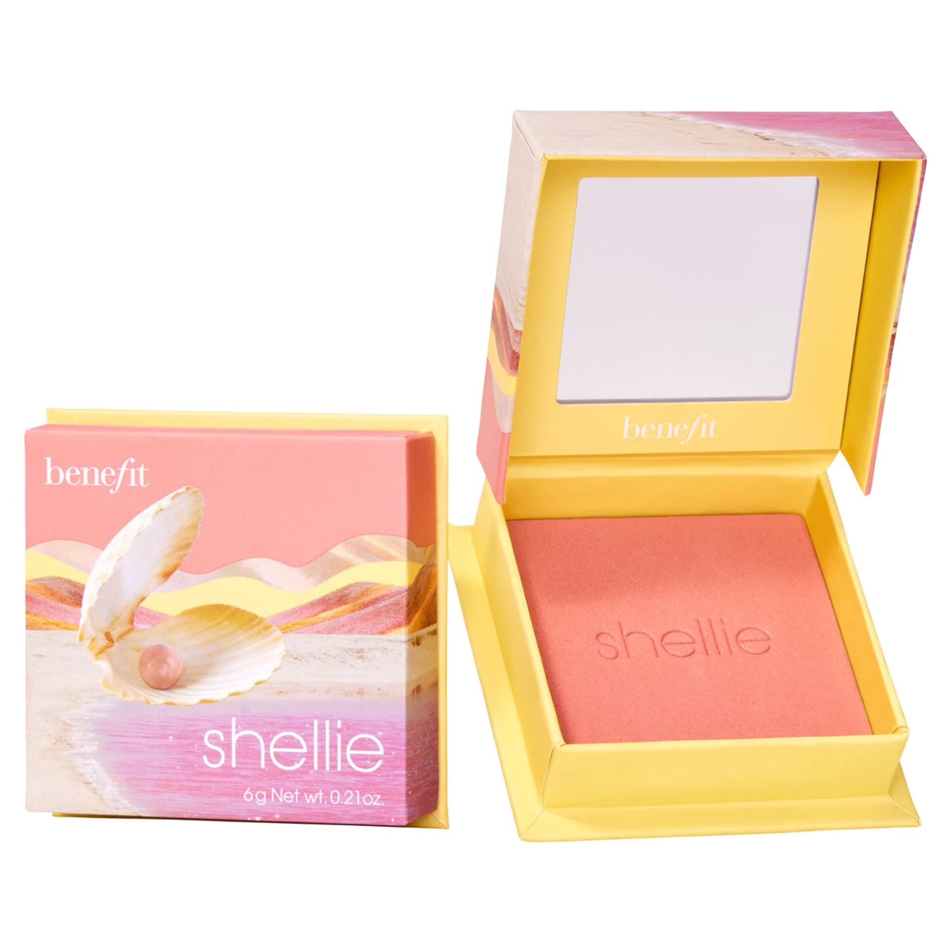 

BENEFIT Shellie Warm-Seashell Pink Blush miękki róż w pudrze 6g
