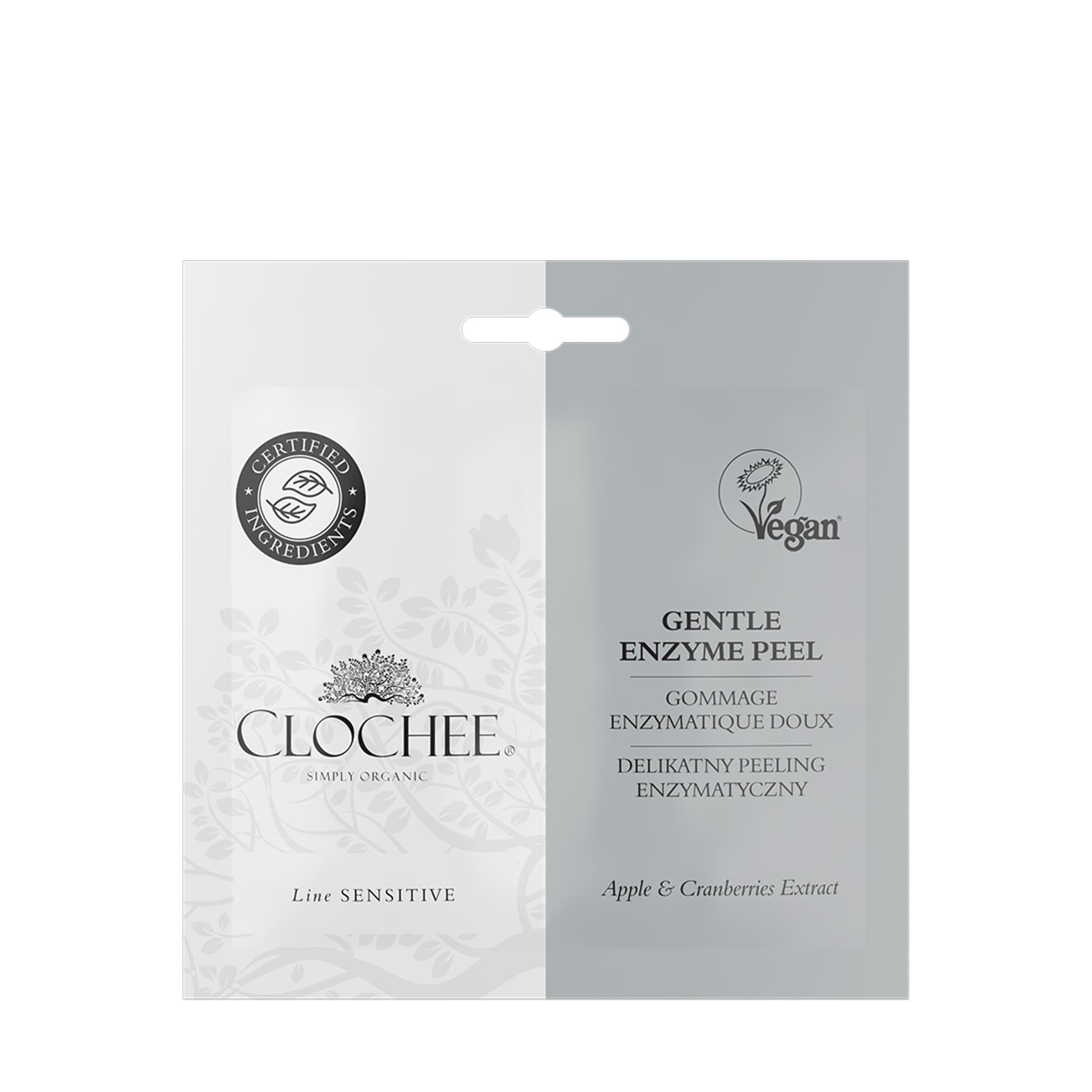 

CLOCHEE Gentle Enzyme Peel peeling enzymatyczny do twarzy Aplee Cranberries Extract 2x6ml