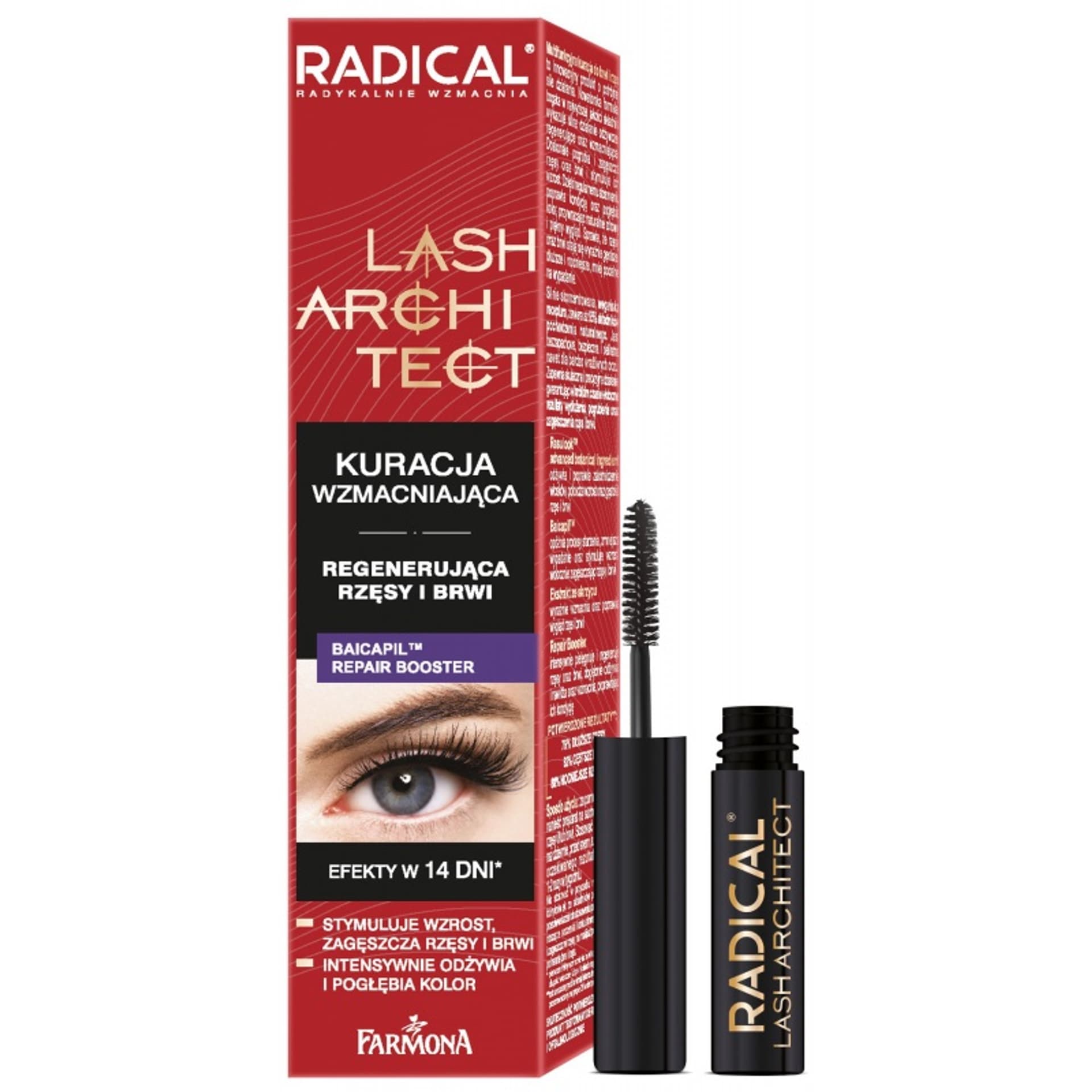 

Farmona Radical Lash Architect Kuracja wzmacniająca - regenerująca rzęsy i brwi 5ml